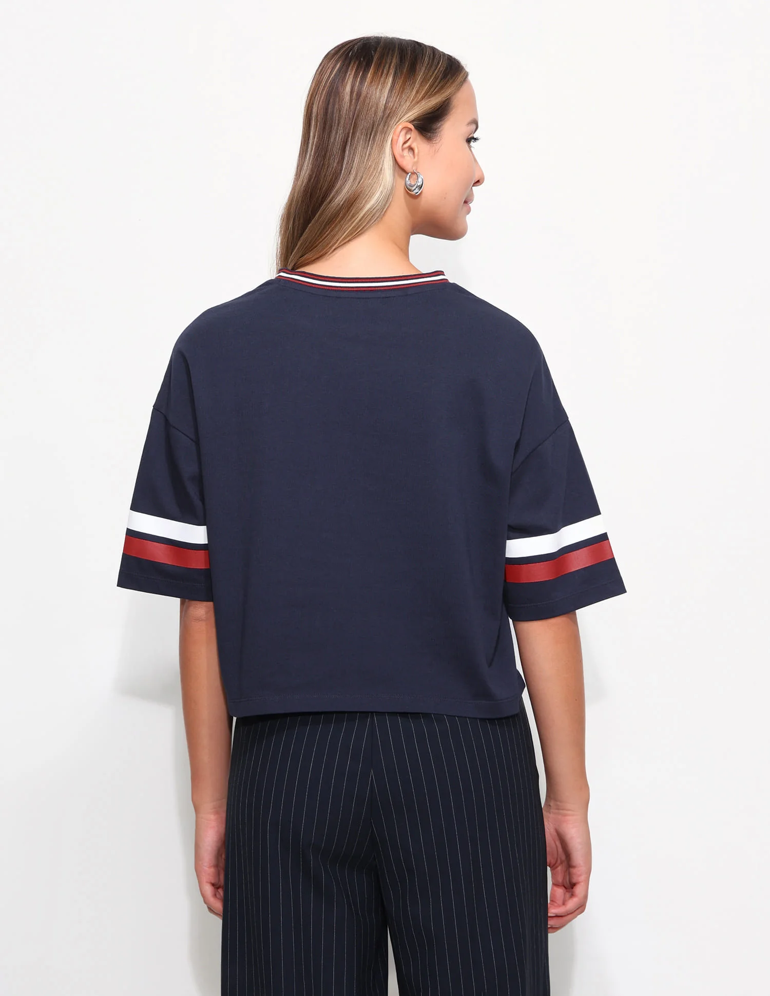 Varsity Relaxed Crop T-Shirt - Image 5