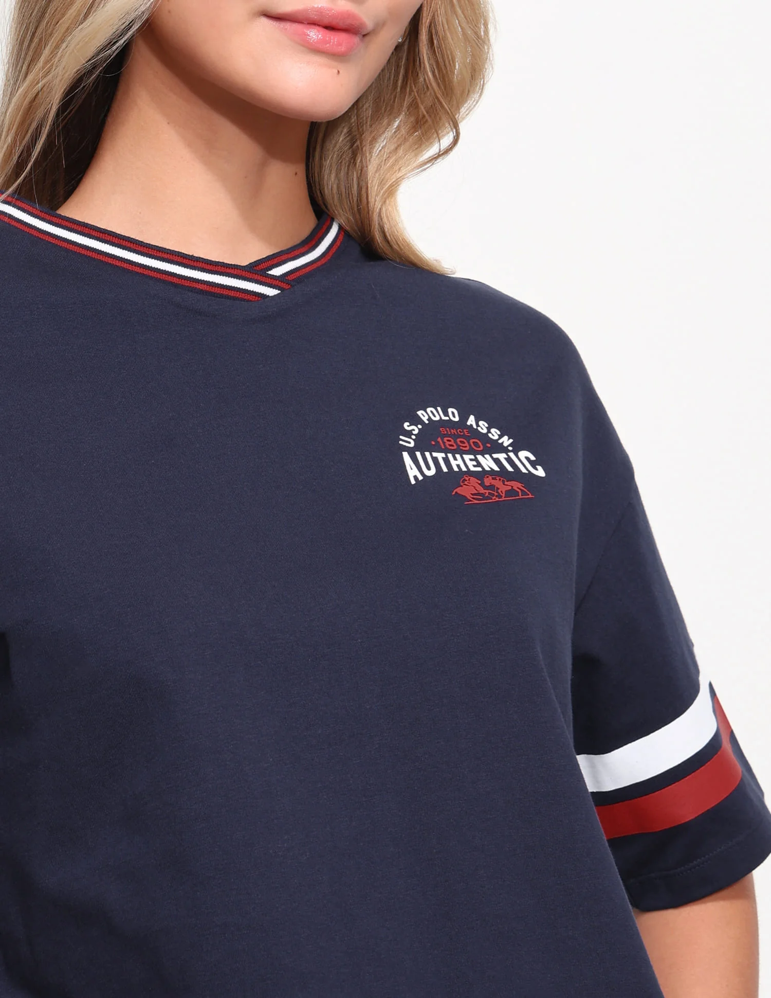 Varsity Relaxed Crop T-Shirt - Image 7