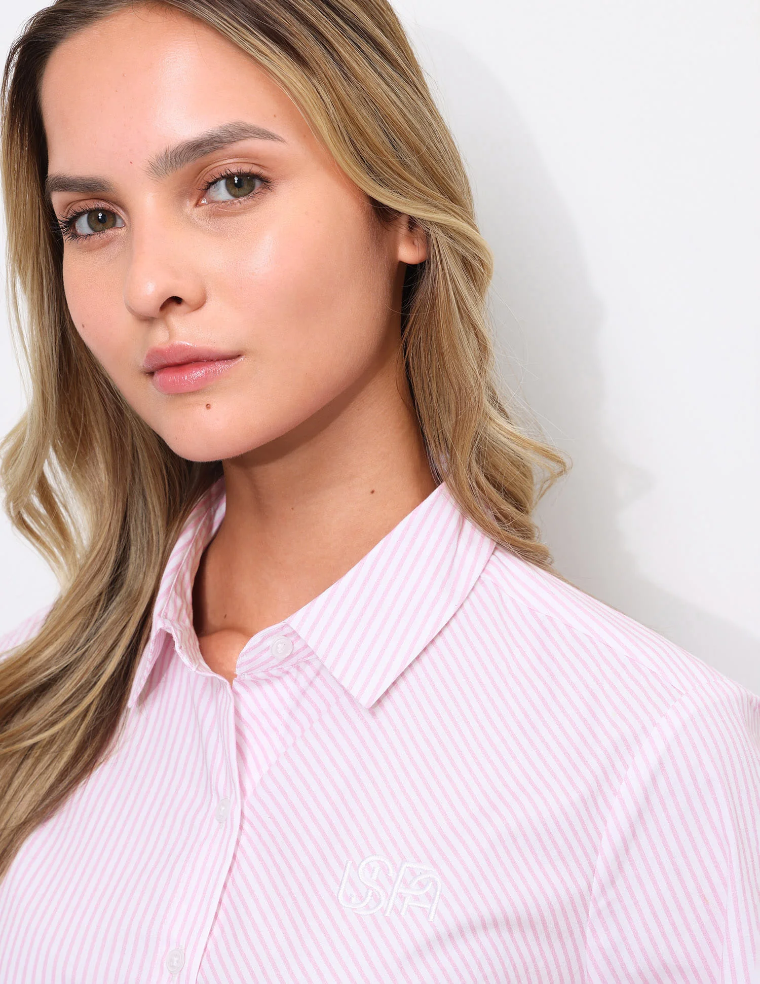 Vertical Striped Oversized Fit Shirt - Image 7