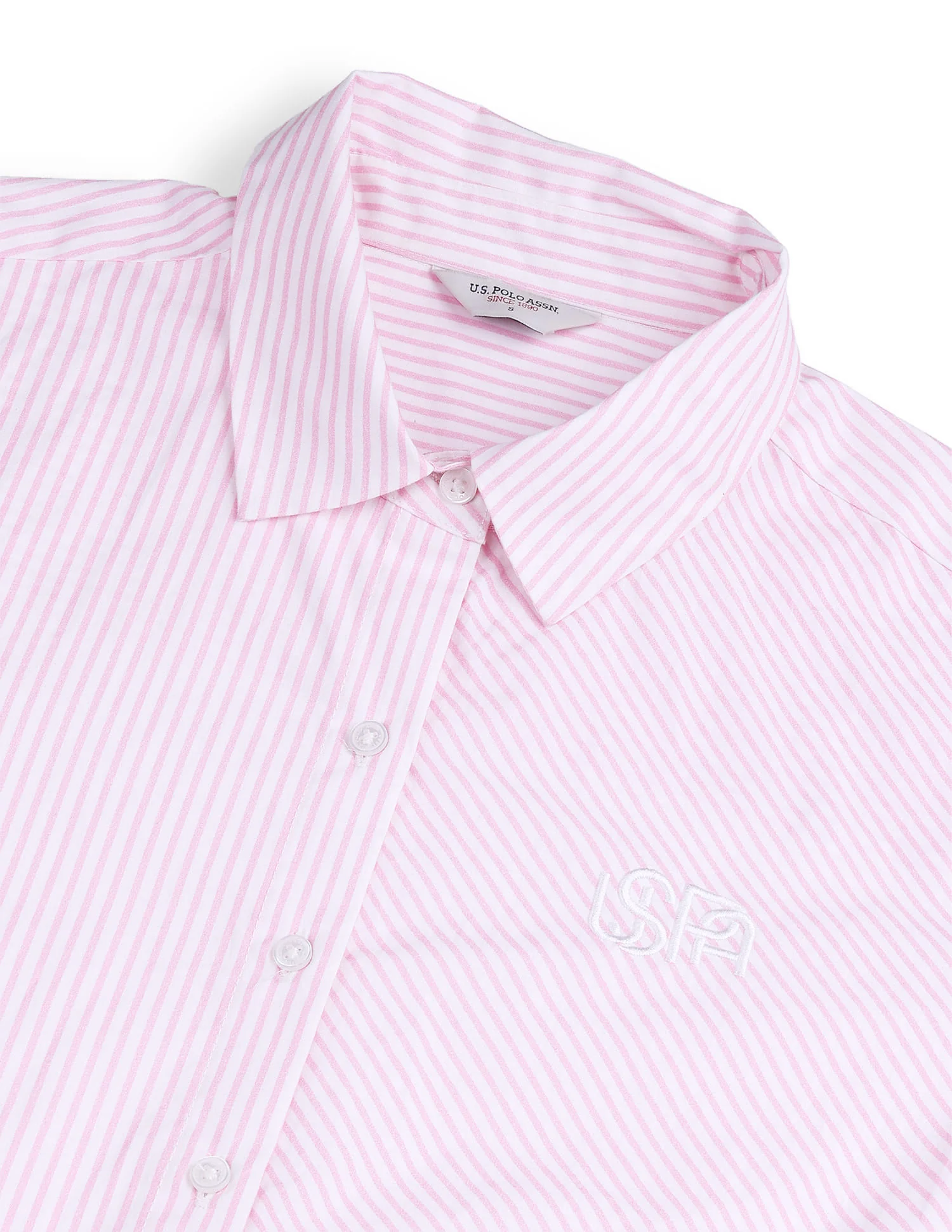 Vertical Striped Oversized Fit Shirt - Image 8