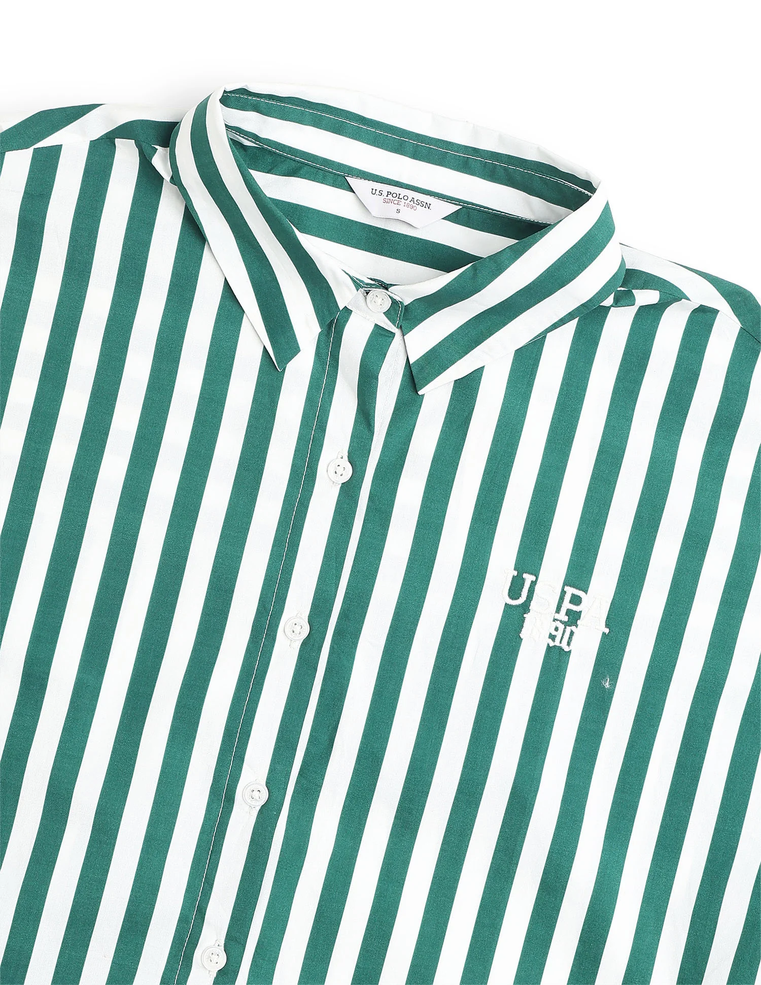 Vertical Striped Oversized Fit Shirt - Image 8