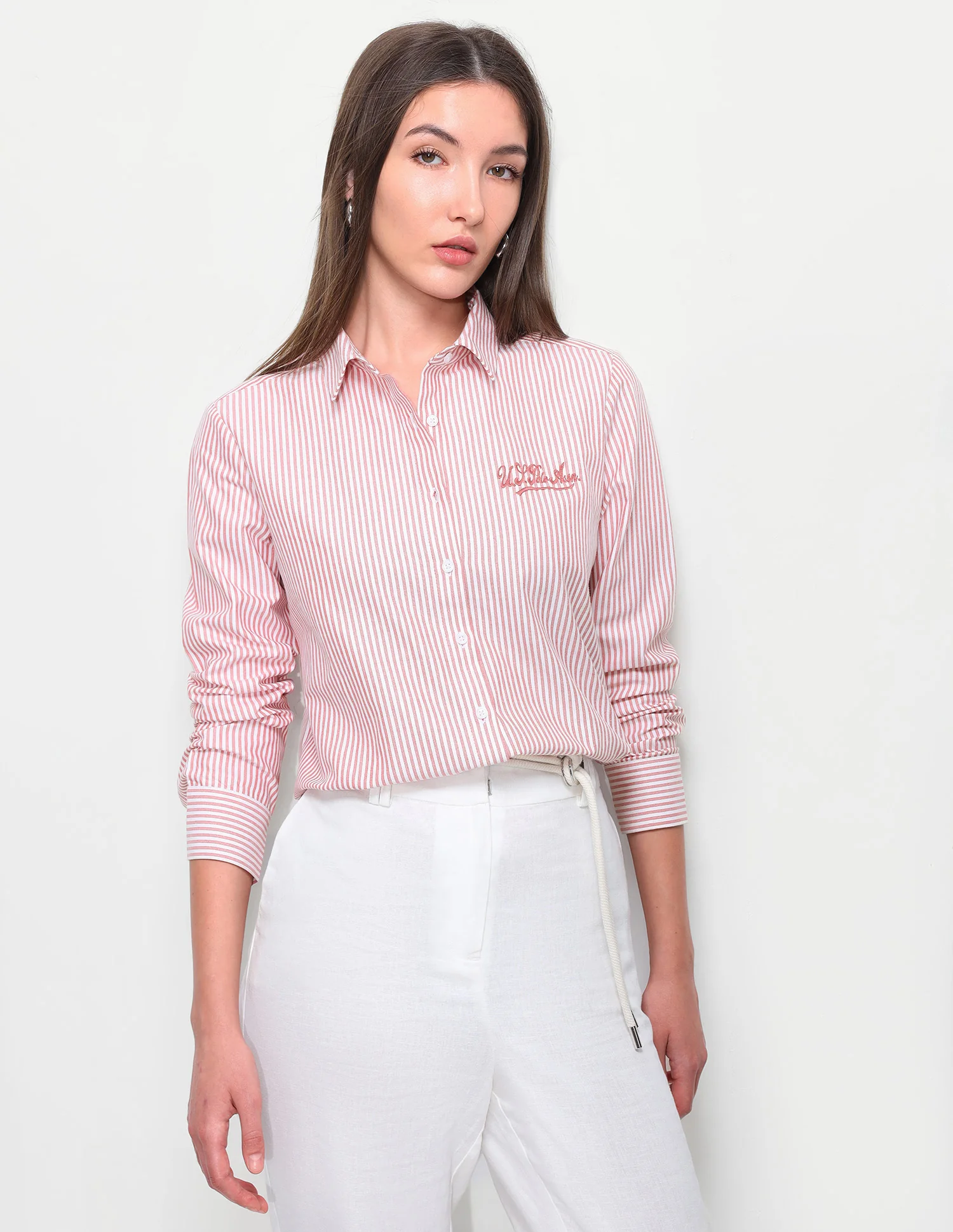 Vertical Striped Regular Fit Shirt