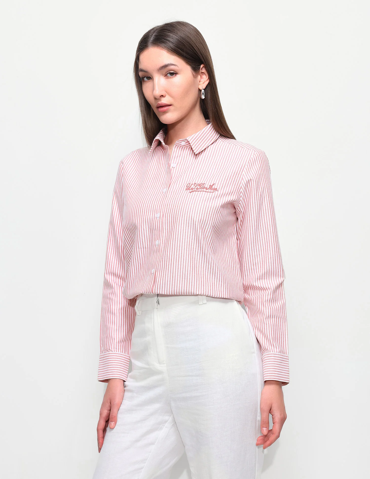 Vertical Striped Regular Fit Shirt - Image 4