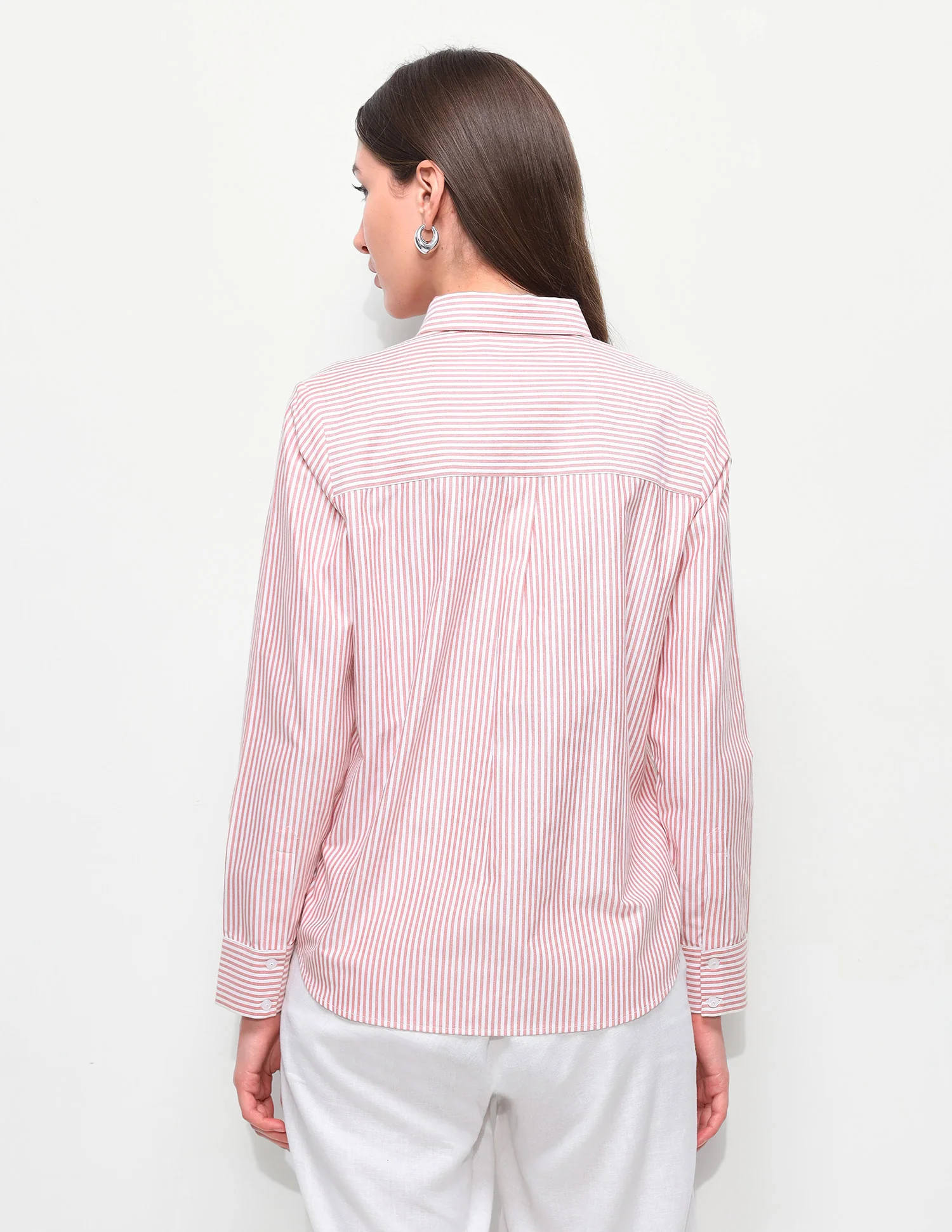 Vertical Striped Regular Fit Shirt - Image 5