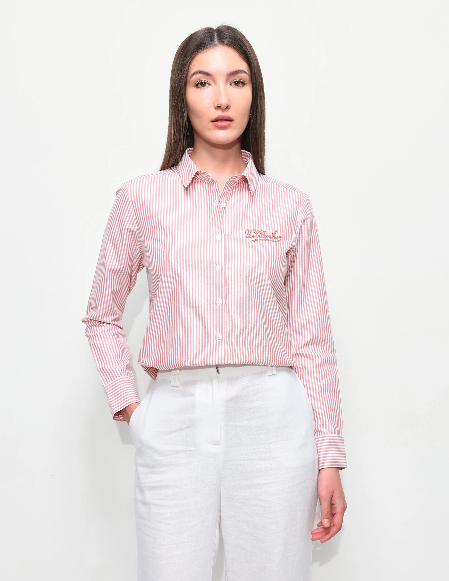 Vertical Striped Regular Fit Shirt - Image 6