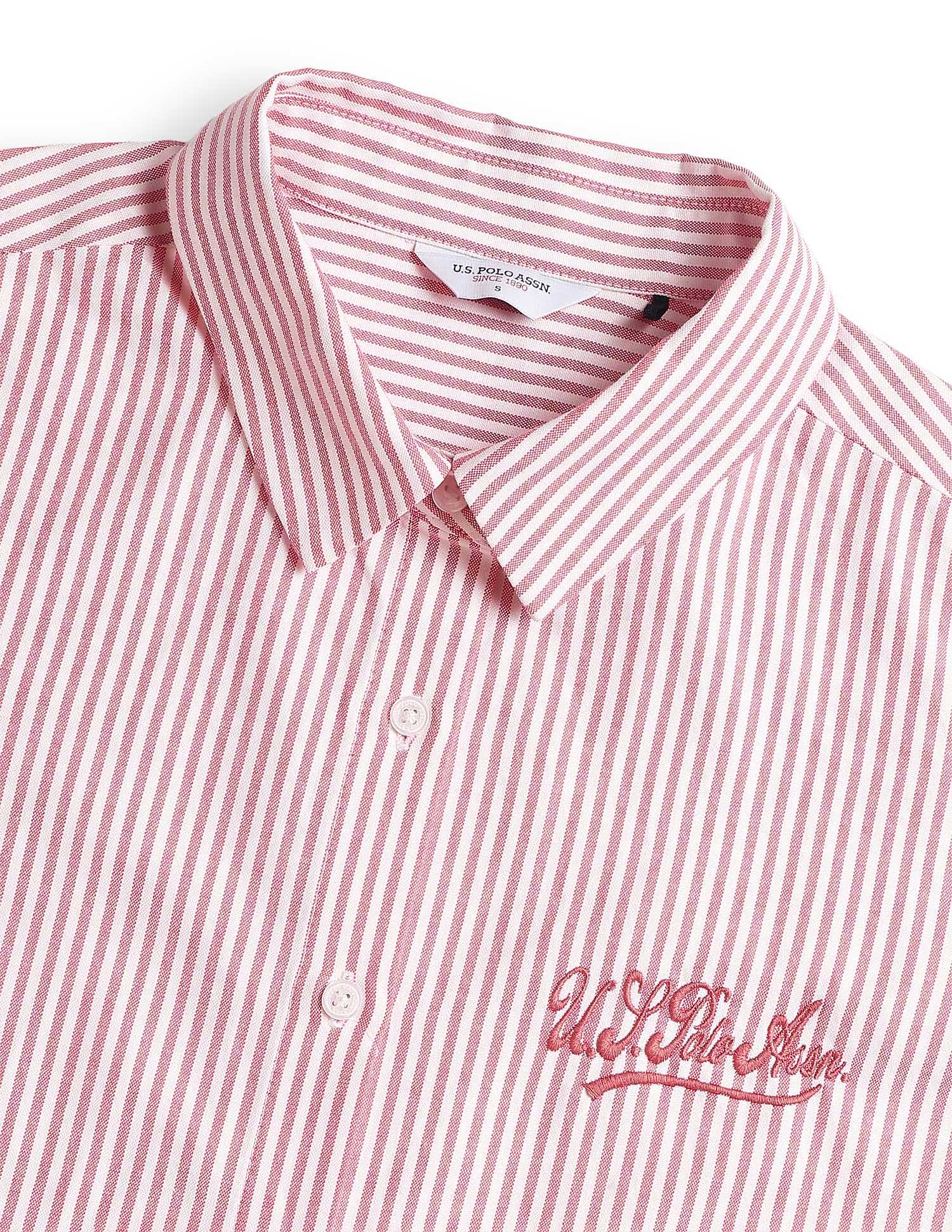 Vertical Striped Regular Fit Shirt - Image 8