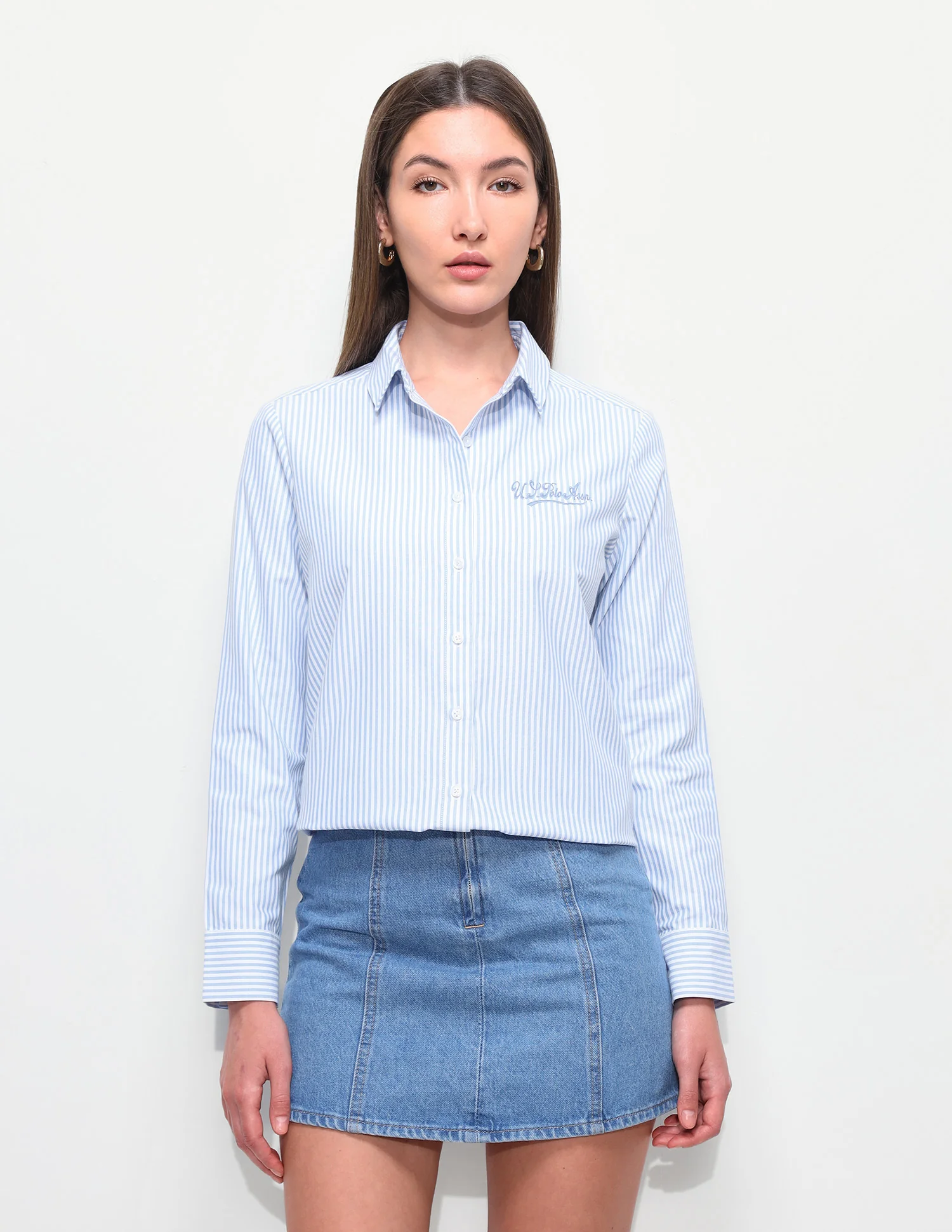 Vertical Striped Regular Fit Shirt - Image 6