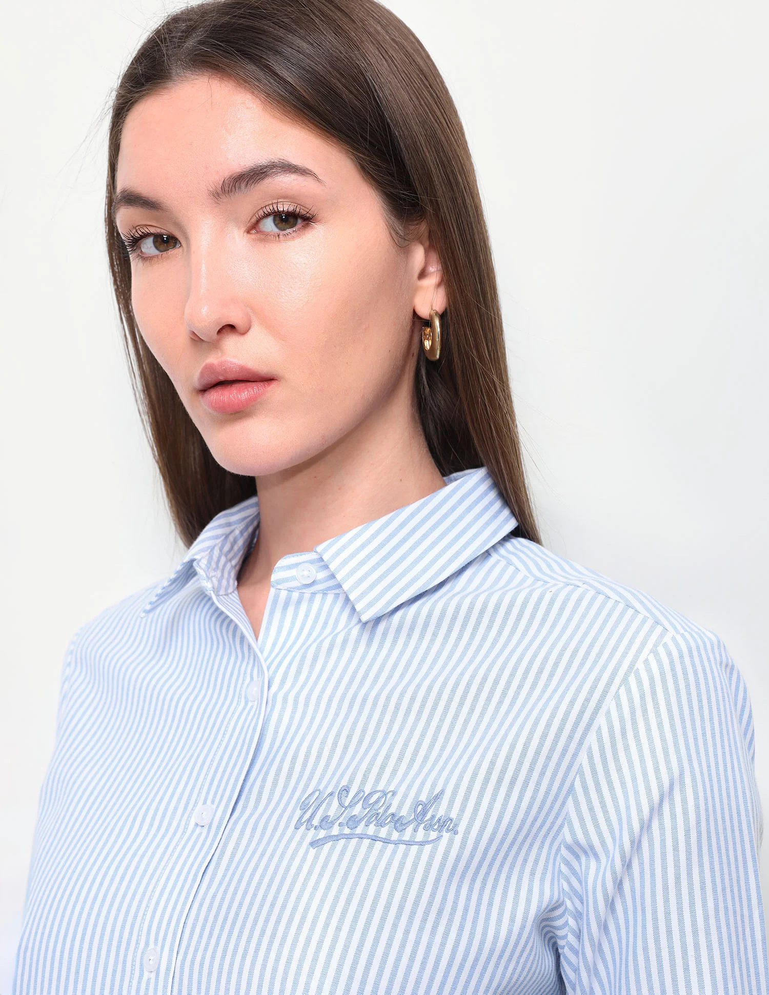 Vertical Striped Regular Fit Shirt - Image 7