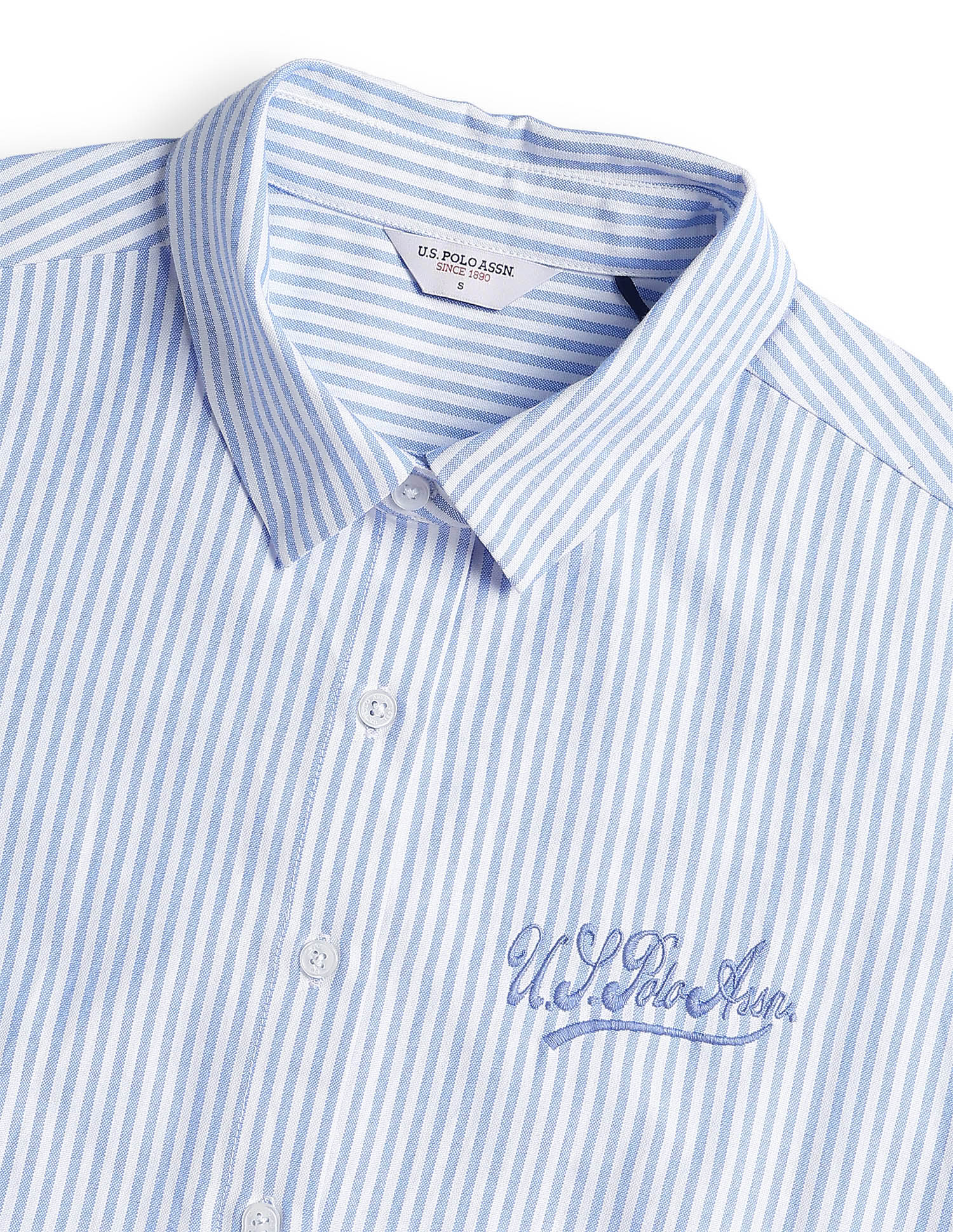 Vertical Striped Regular Fit Shirt - Image 8