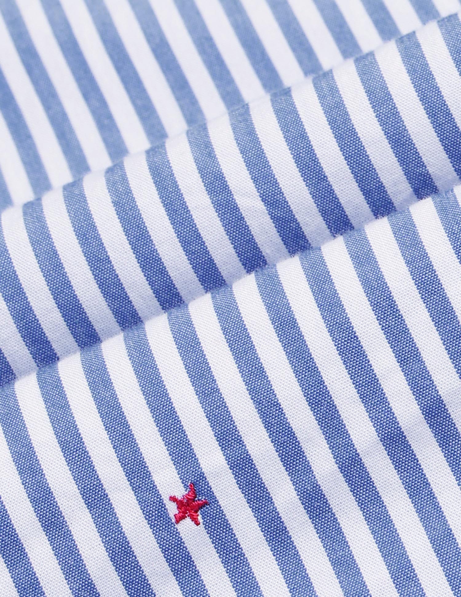 Vertical Striped Shirt With Embroidery - Image 3