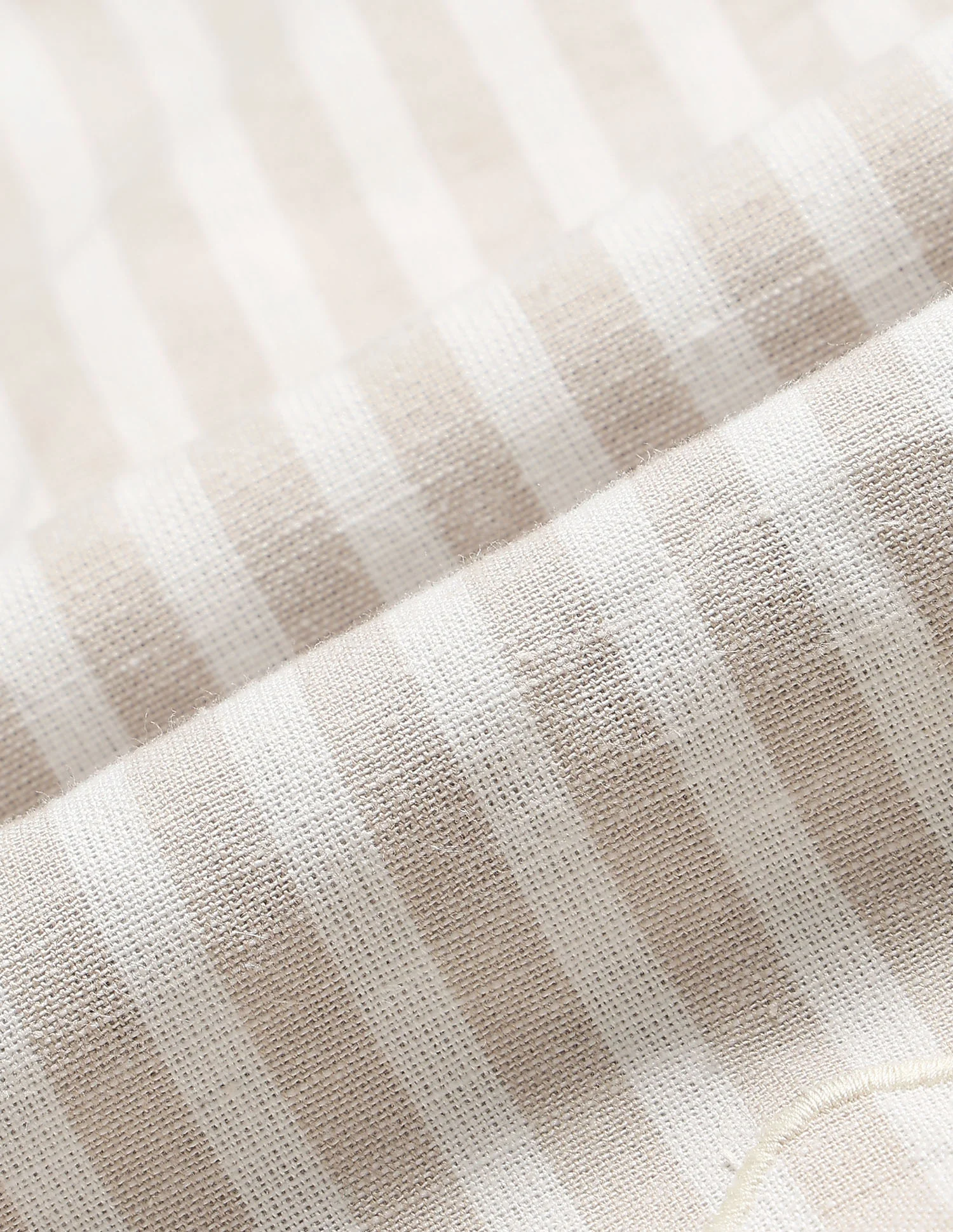 Vertical Stripes Floral Embroidery Relaxed Fit Shir - Image 2