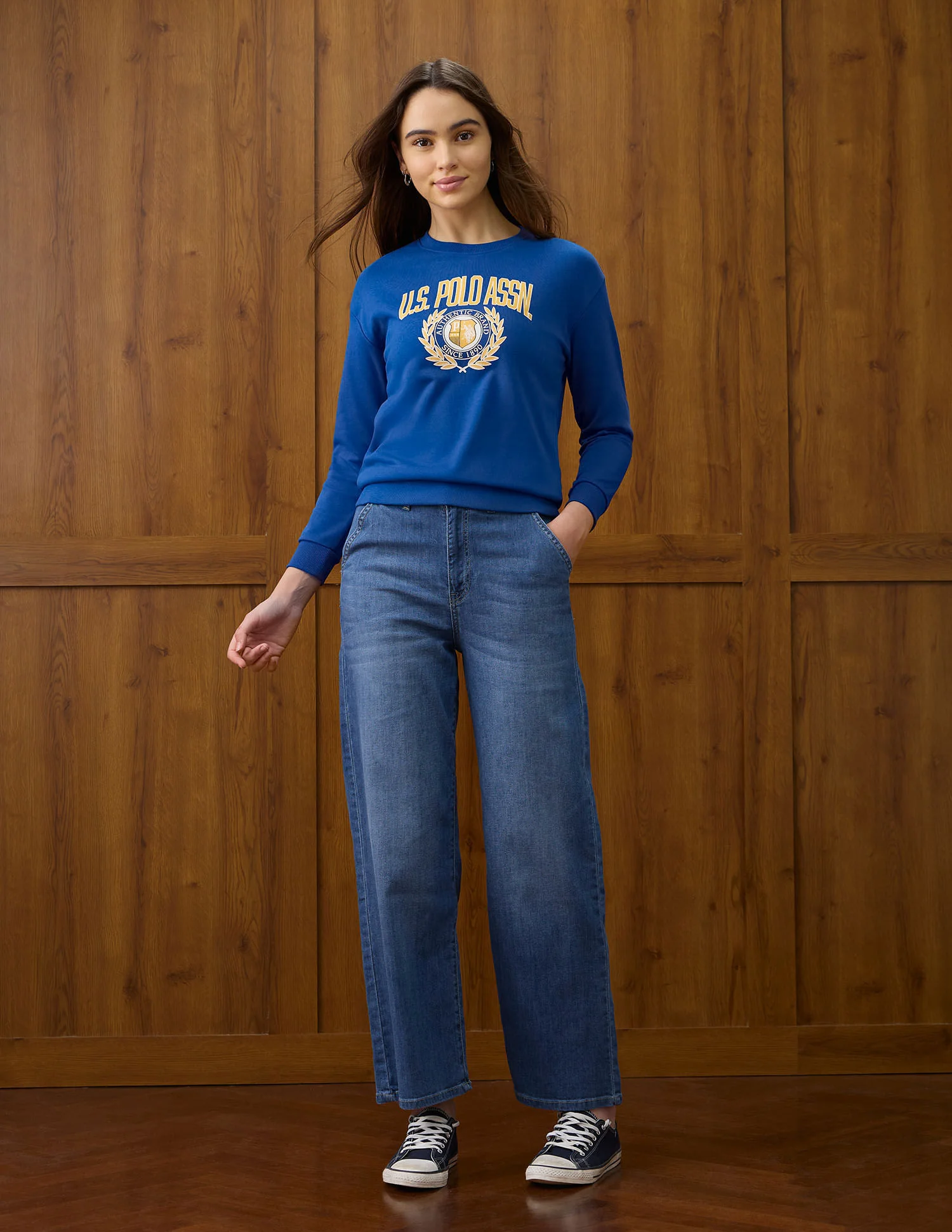 High Rise Wide Leg Fit Jeans - Image 3
