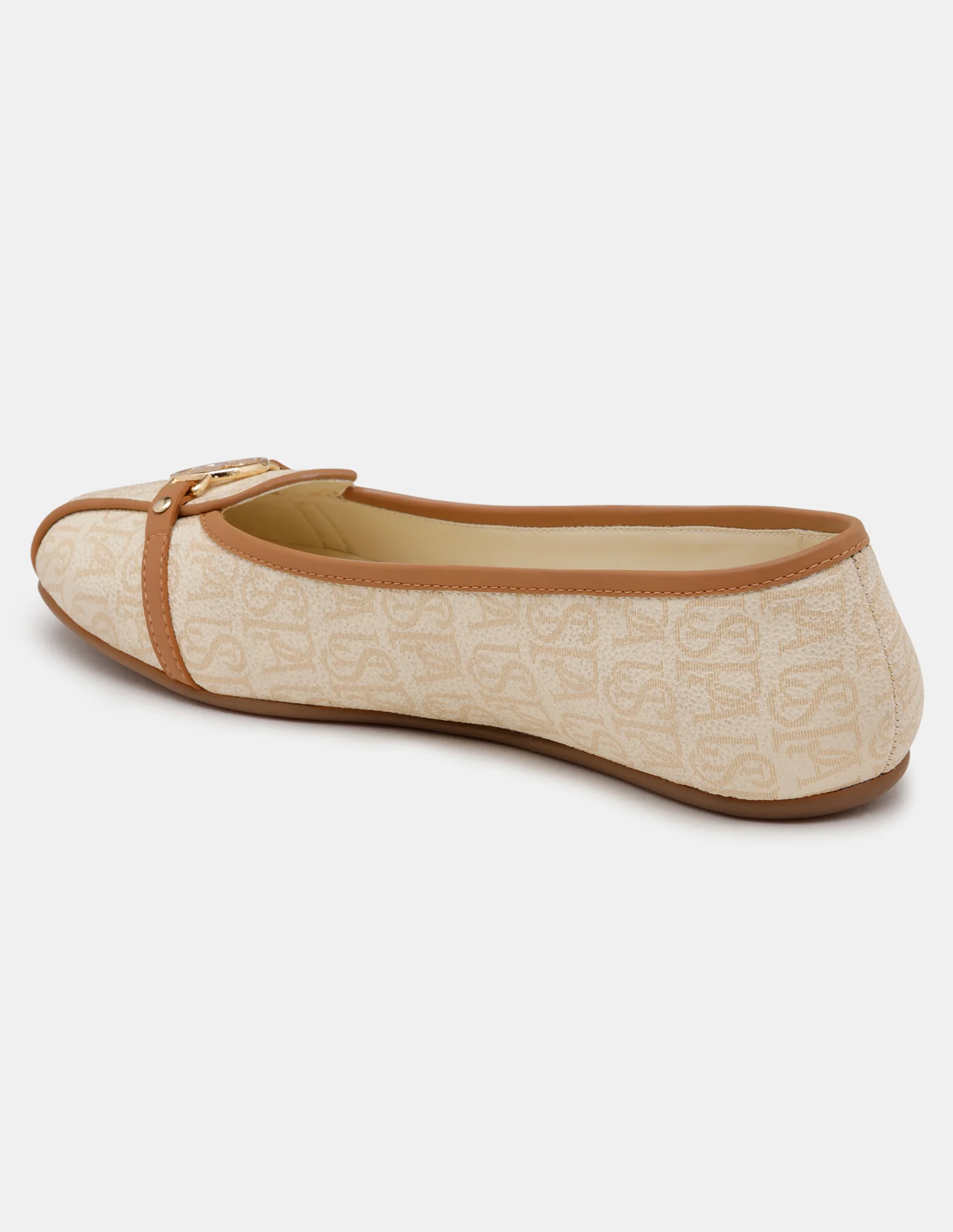 Women Alina 3.0 Brand Printed Round Toe Ballerinas - Image 4