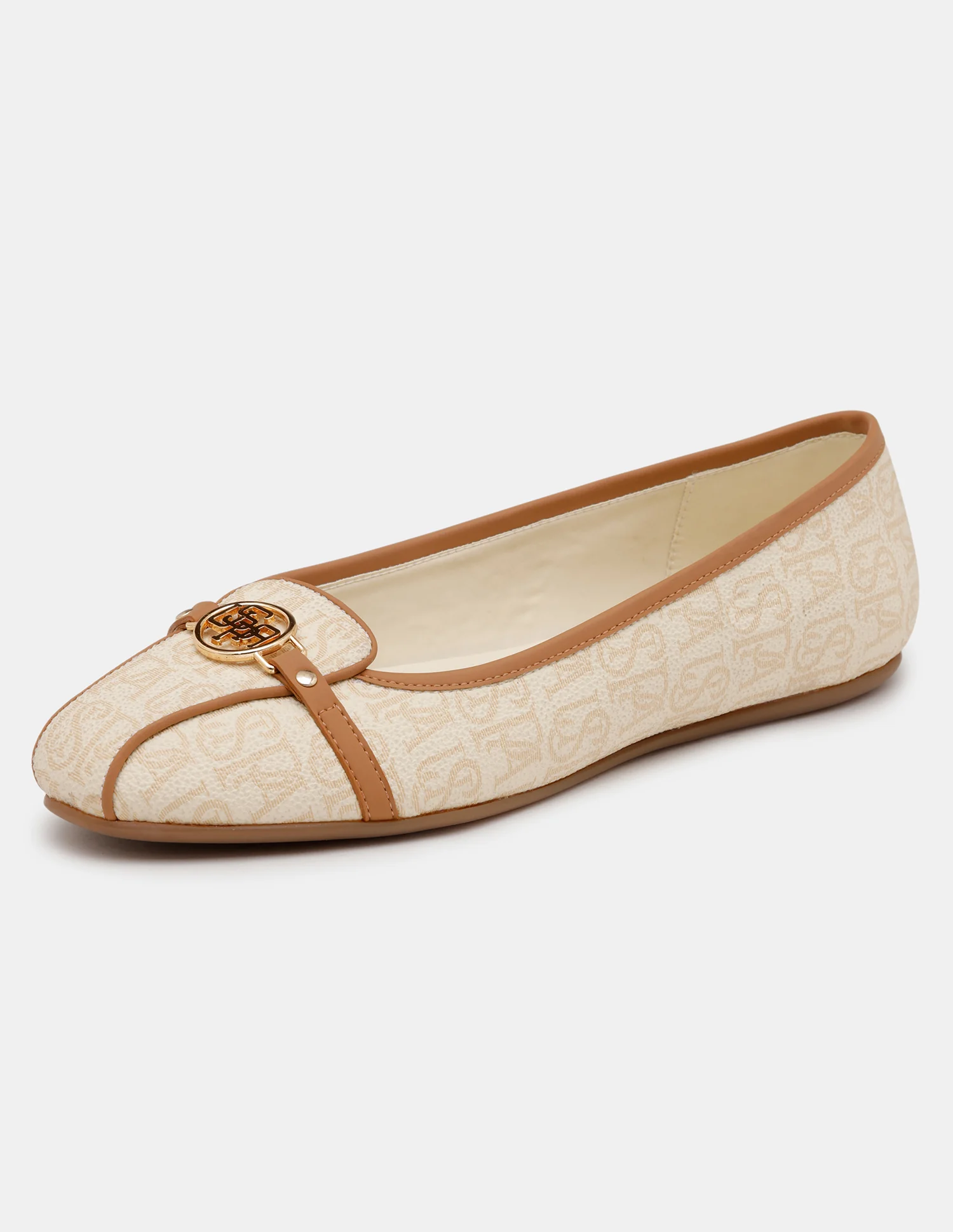 Women Alina 3.0 Brand Printed Round Toe Ballerinas - Image 5