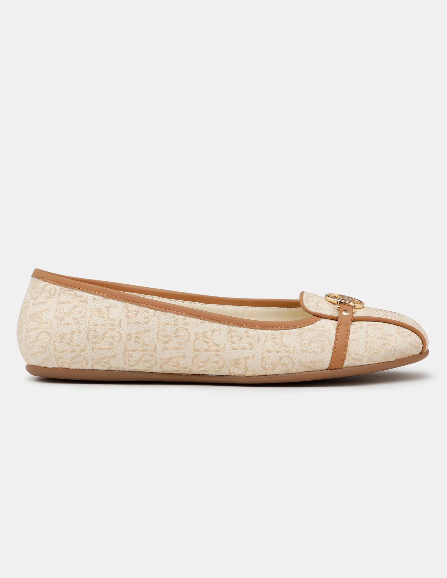 Women Alina 3.0 Brand Printed Round Toe Ballerinas - Image 6