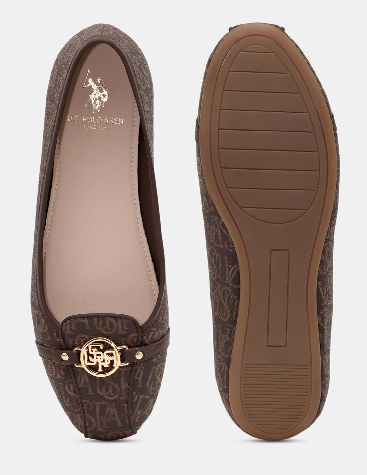 Women Alina 3.0 Monogram Printed Belly Shoes - Image 7