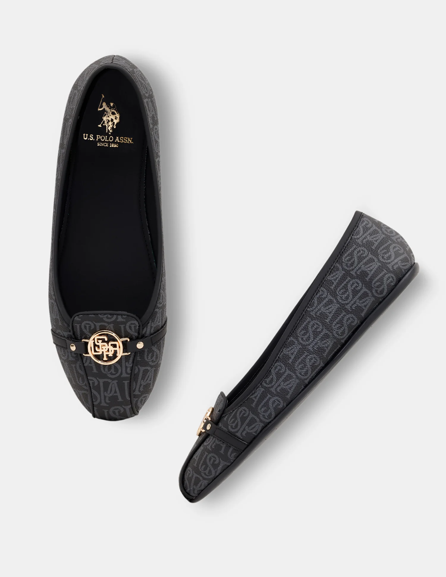 Women Alina 3.0 Monogram Printed Belly Shoes - Image 2