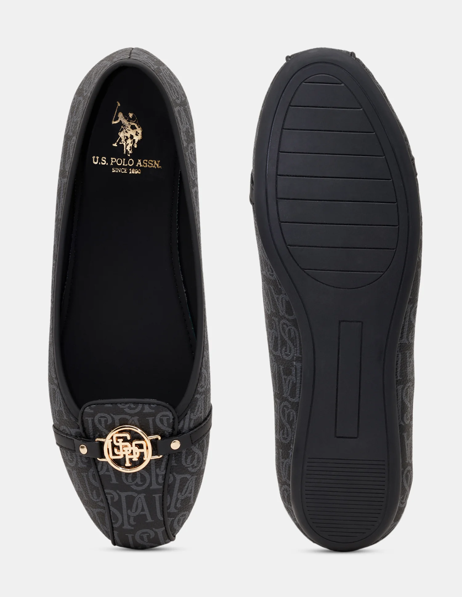 Women Alina 3.0 Monogram Printed Belly Shoes - Image 7