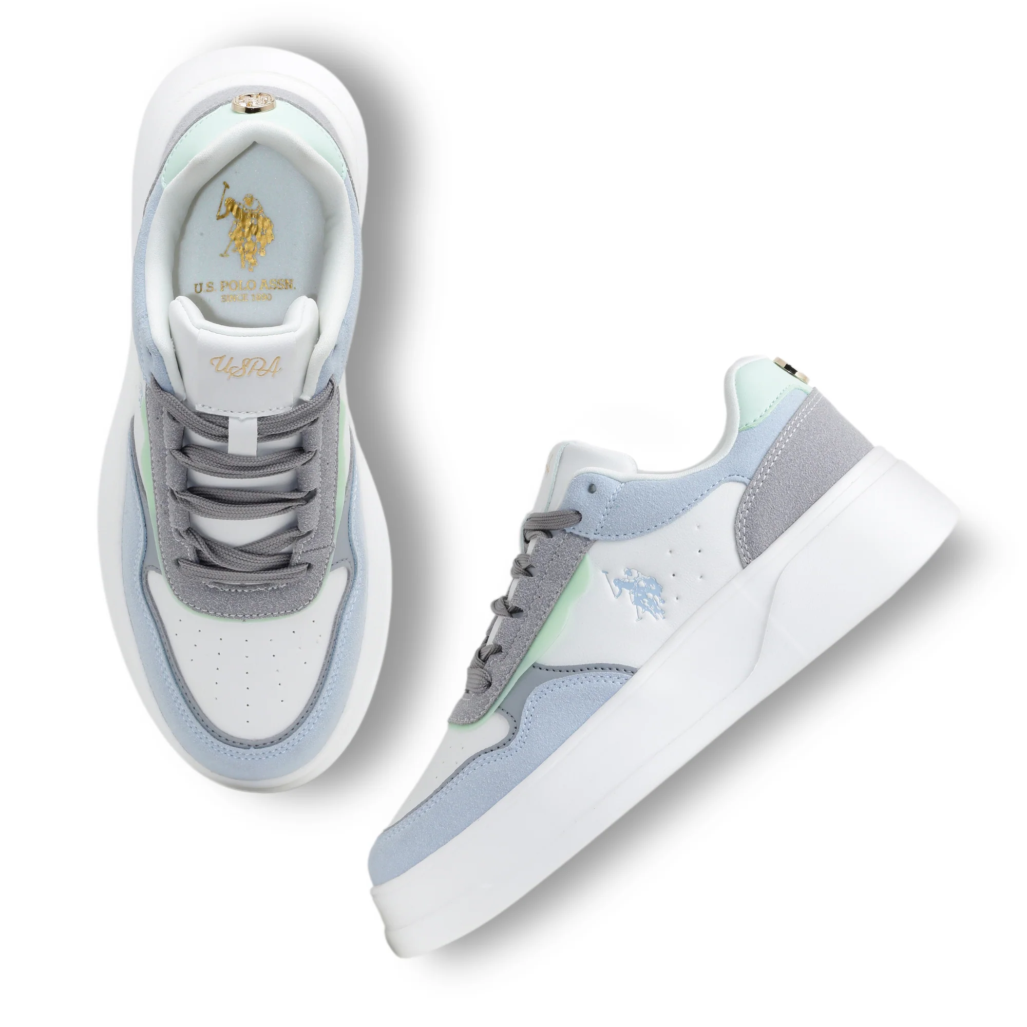 Women Aluna Colourblocked Lace Ups Sneakers - Image 2