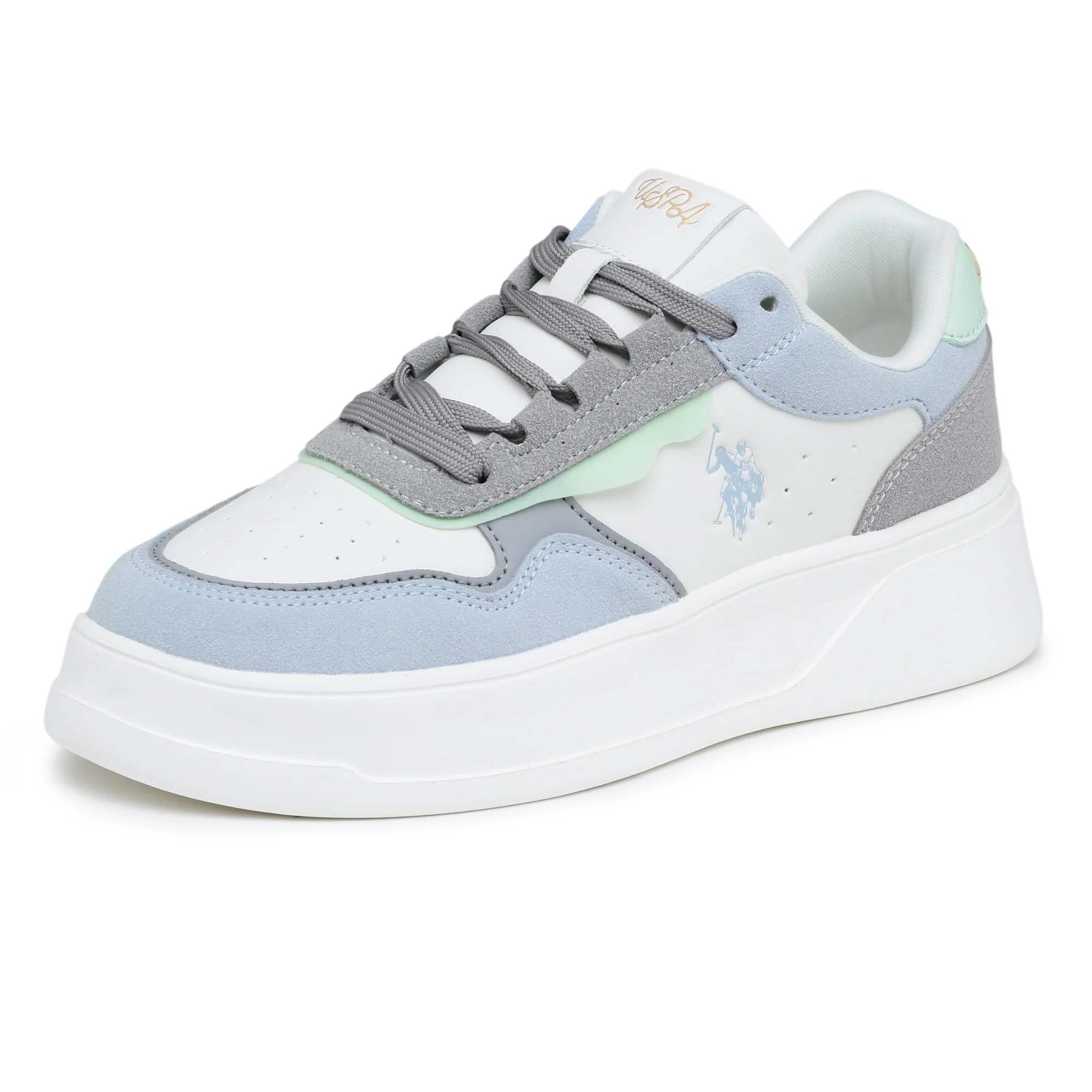 Women Aluna Colourblocked Lace Ups Sneakers - Image 5