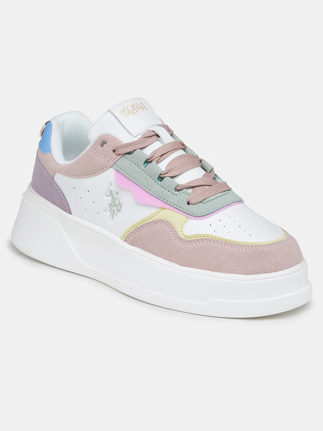 Women Aluna Colourblocked Lace Ups Sneakers - Image 3