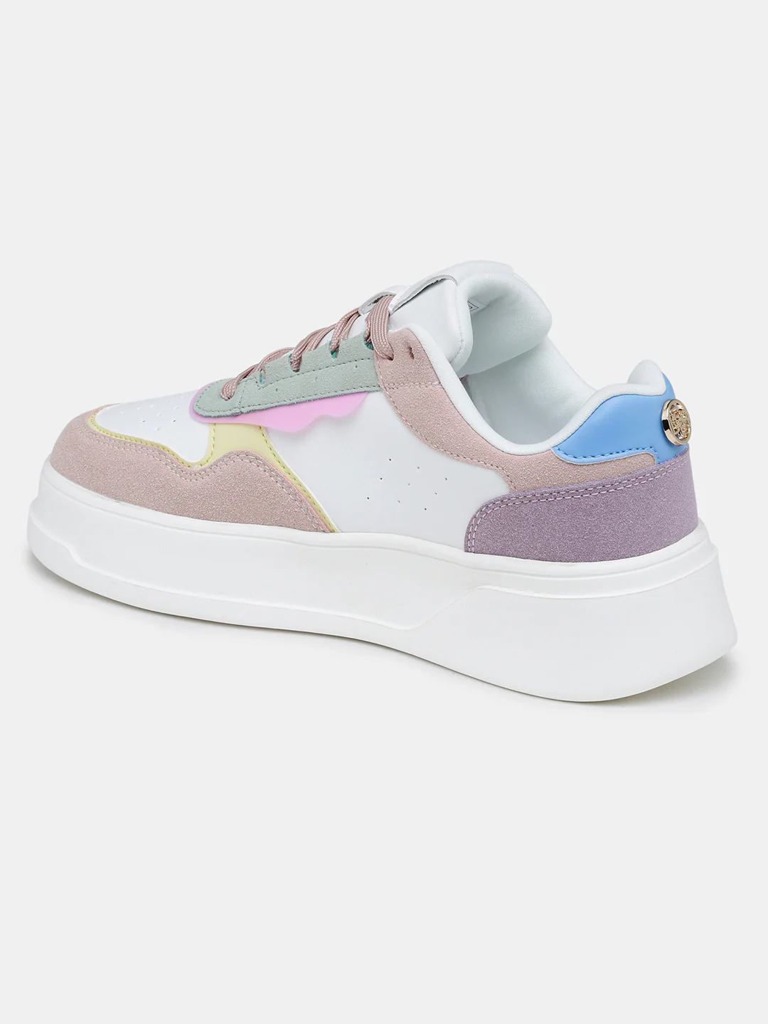 Women Aluna Colourblocked Lace Ups Sneakers - Image 4