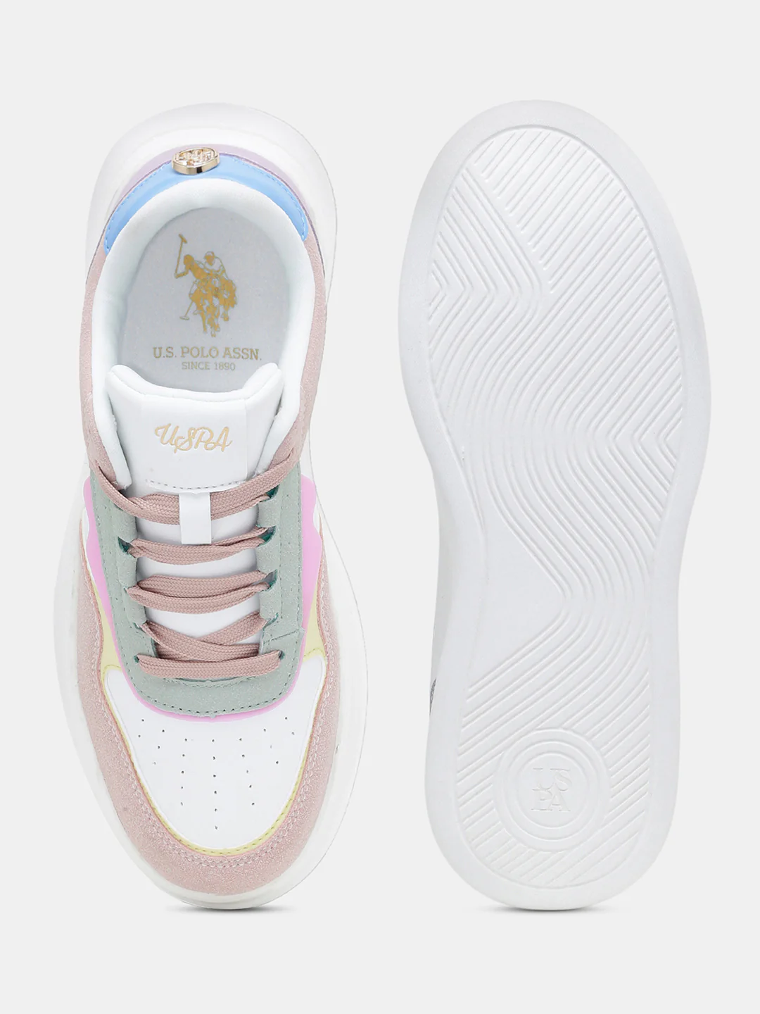 Women Aluna Colourblocked Lace Ups Sneakers - Image 7