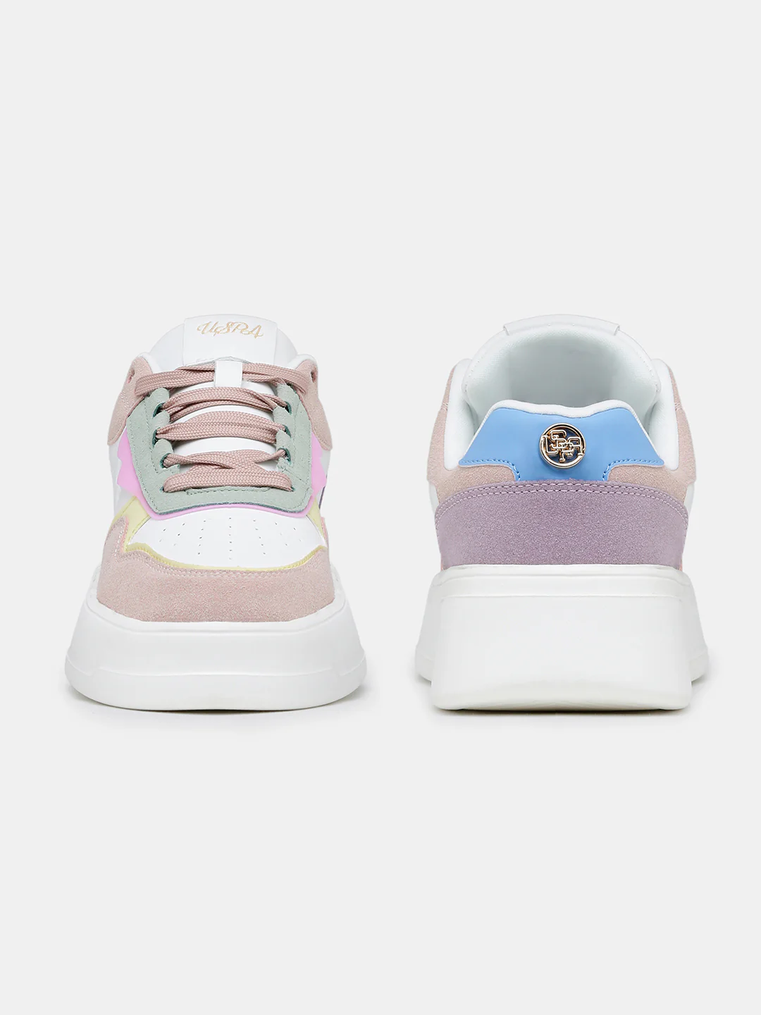 Women Aluna Colourblocked Lace Ups Sneakers - Image 8