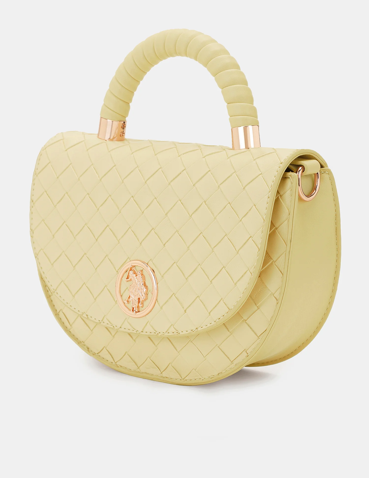 Women Andra Patterned Weave Crossbody Bag - Image 2