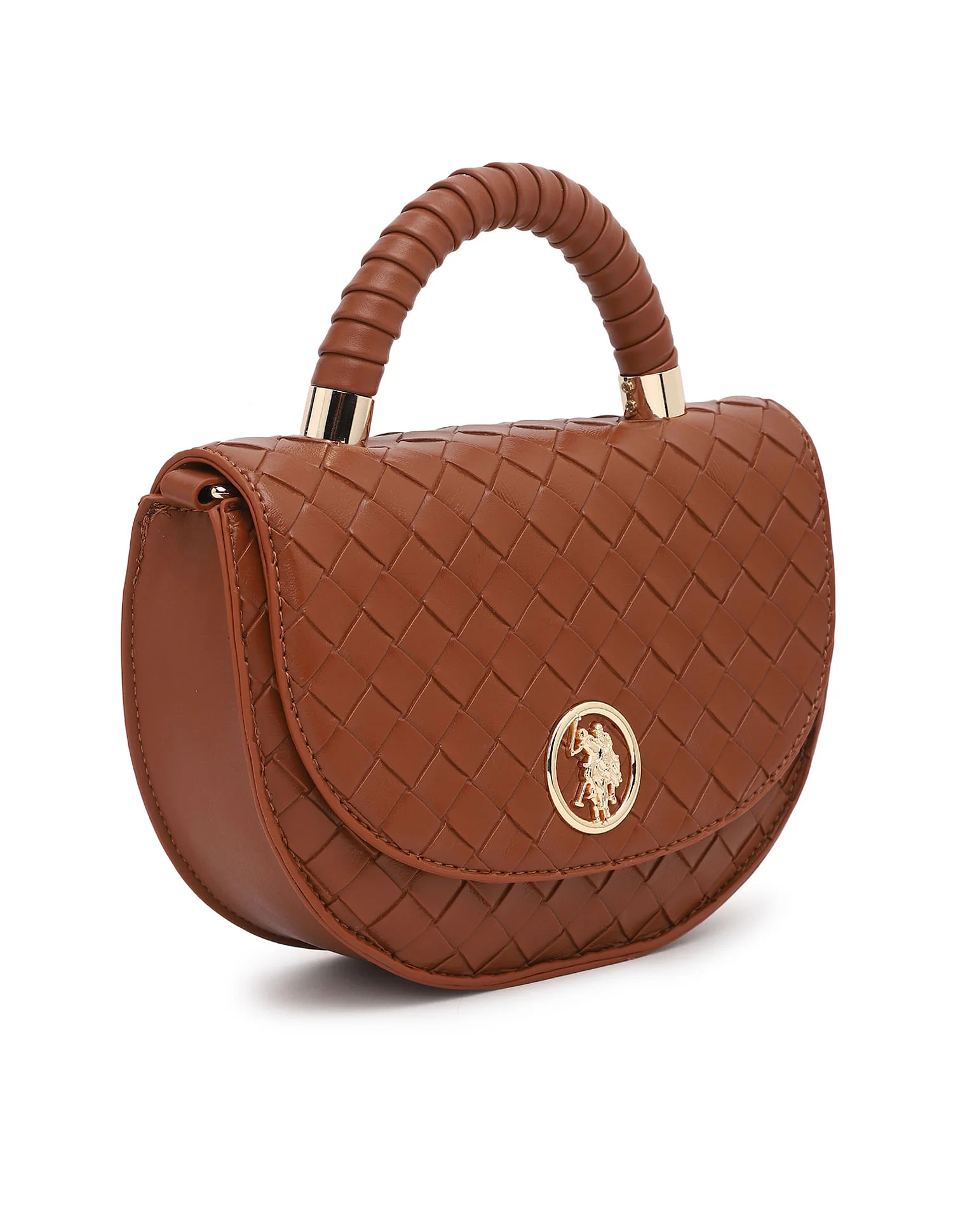 Women Andra Patterned Weave Crossbody Bag - Image 2