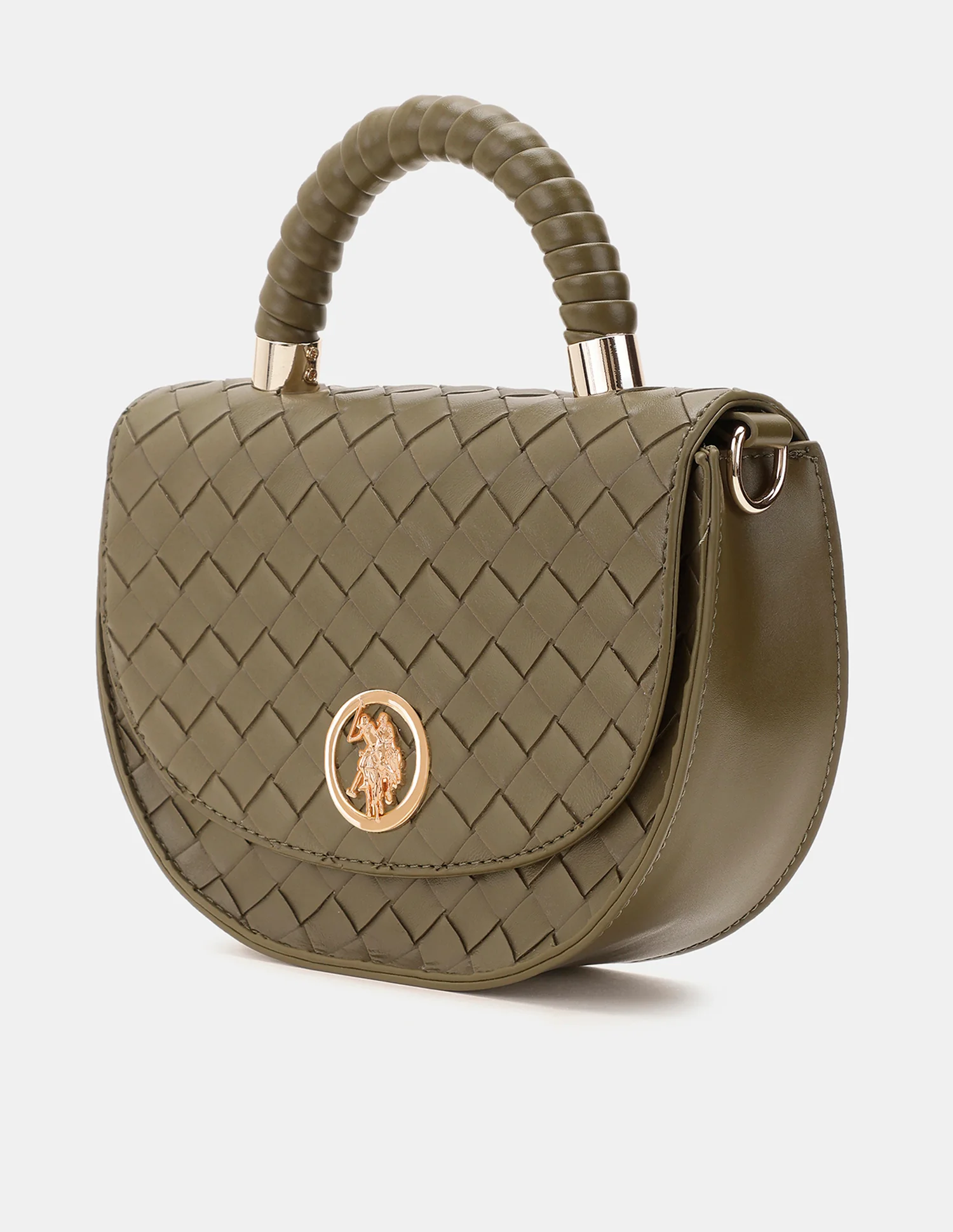 Women Andra Patterned Weave Crossbody Bag - Image 2