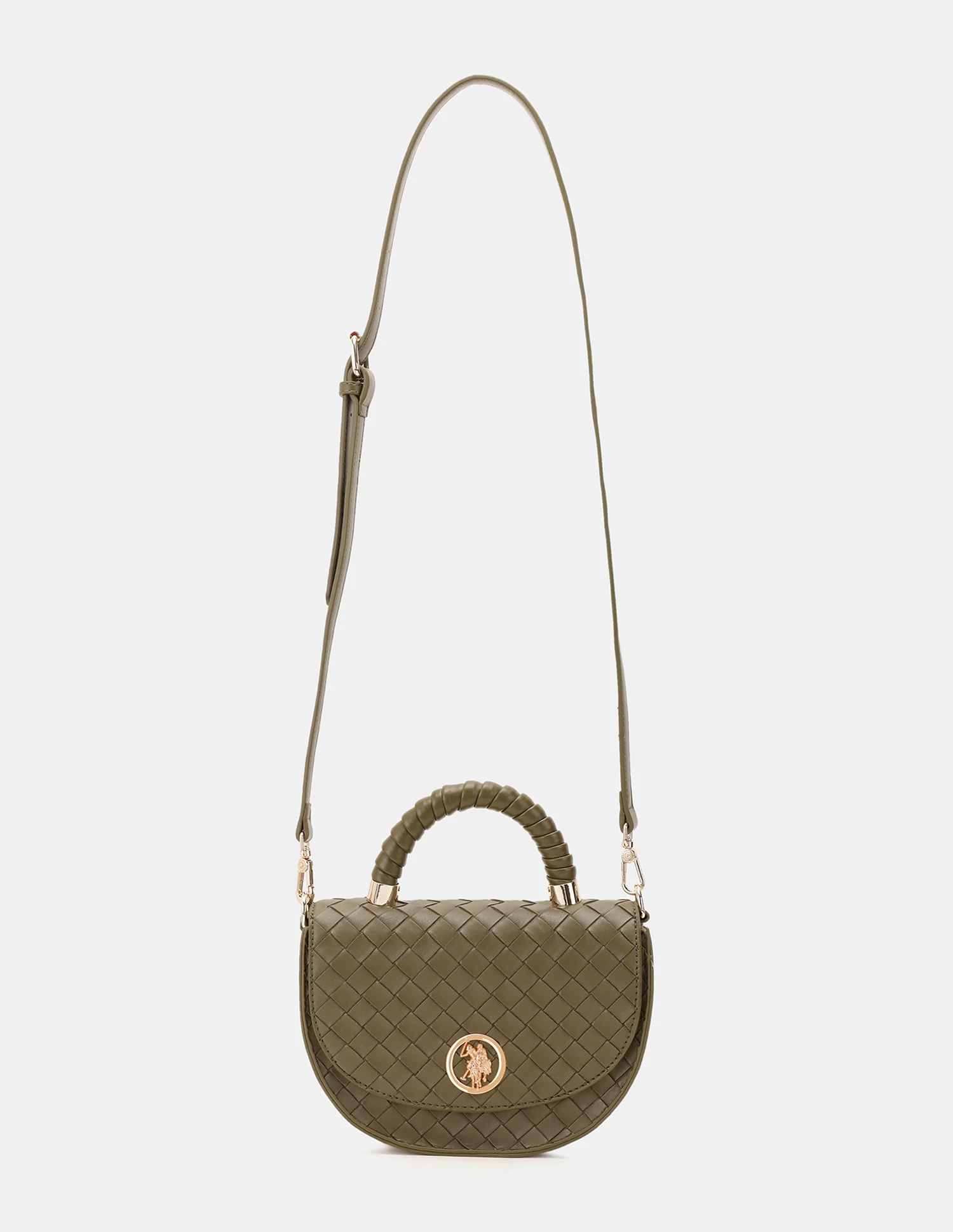 Women Andra Patterned Weave Crossbody Bag - Image 5