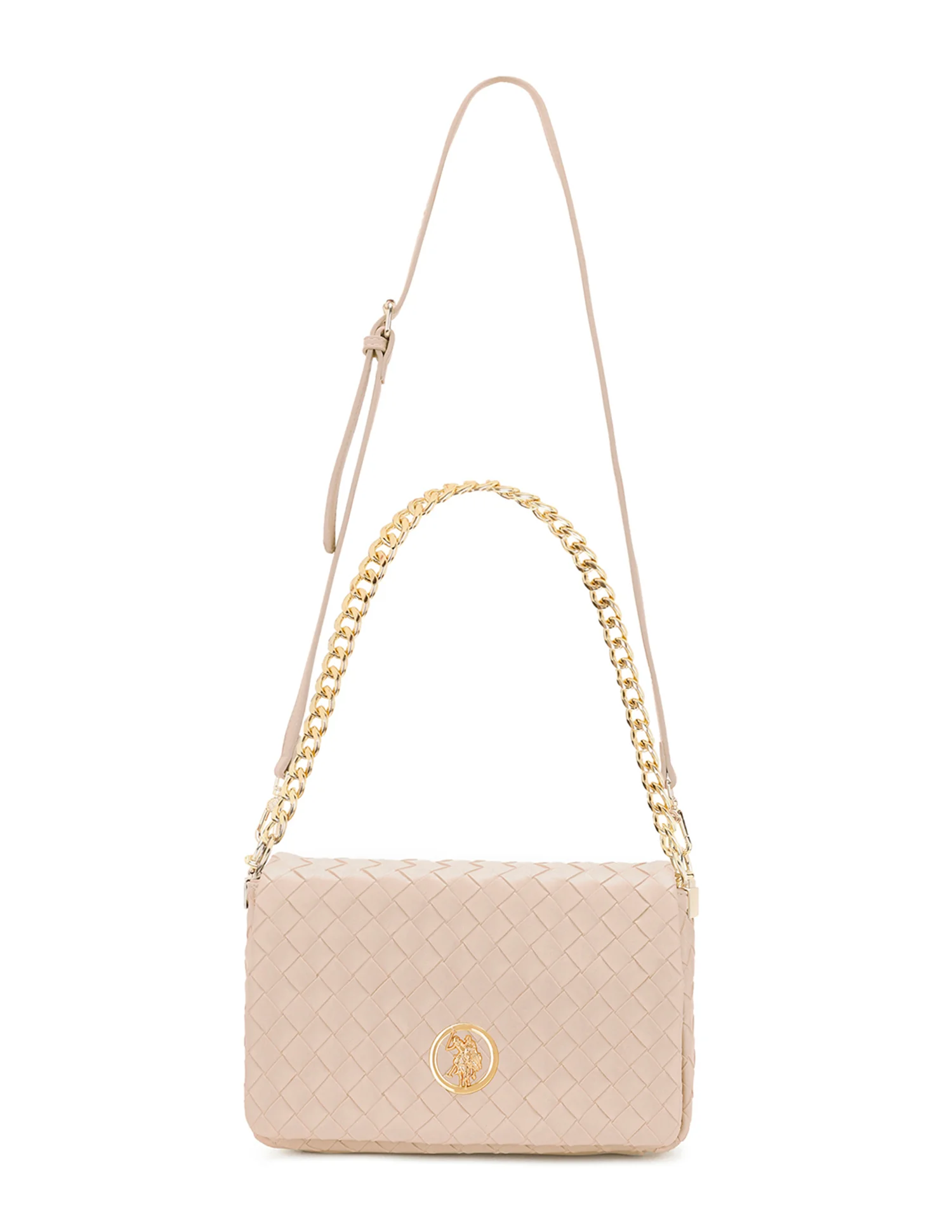 Women Angie Patterned Weave Crossbody Bag - Image 5