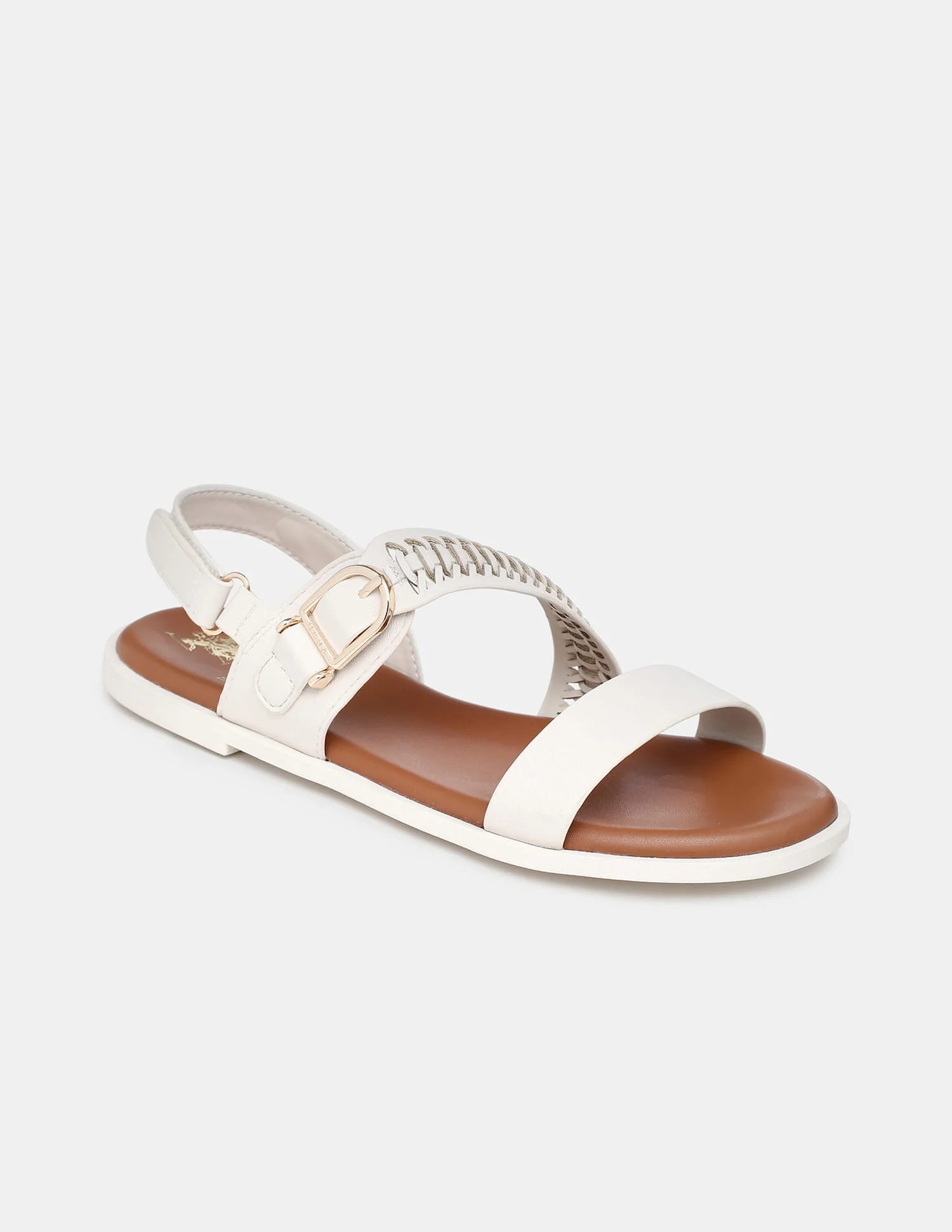 Women Axelle Patterned Vamp Strap Sandals - Image 2