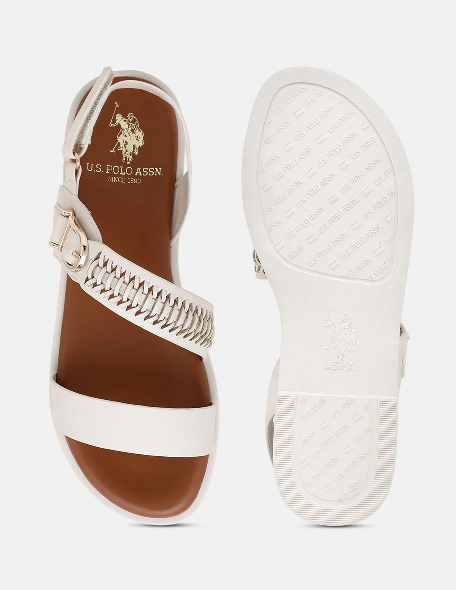 Women Axelle Patterned Vamp Strap Sandals - Image 6
