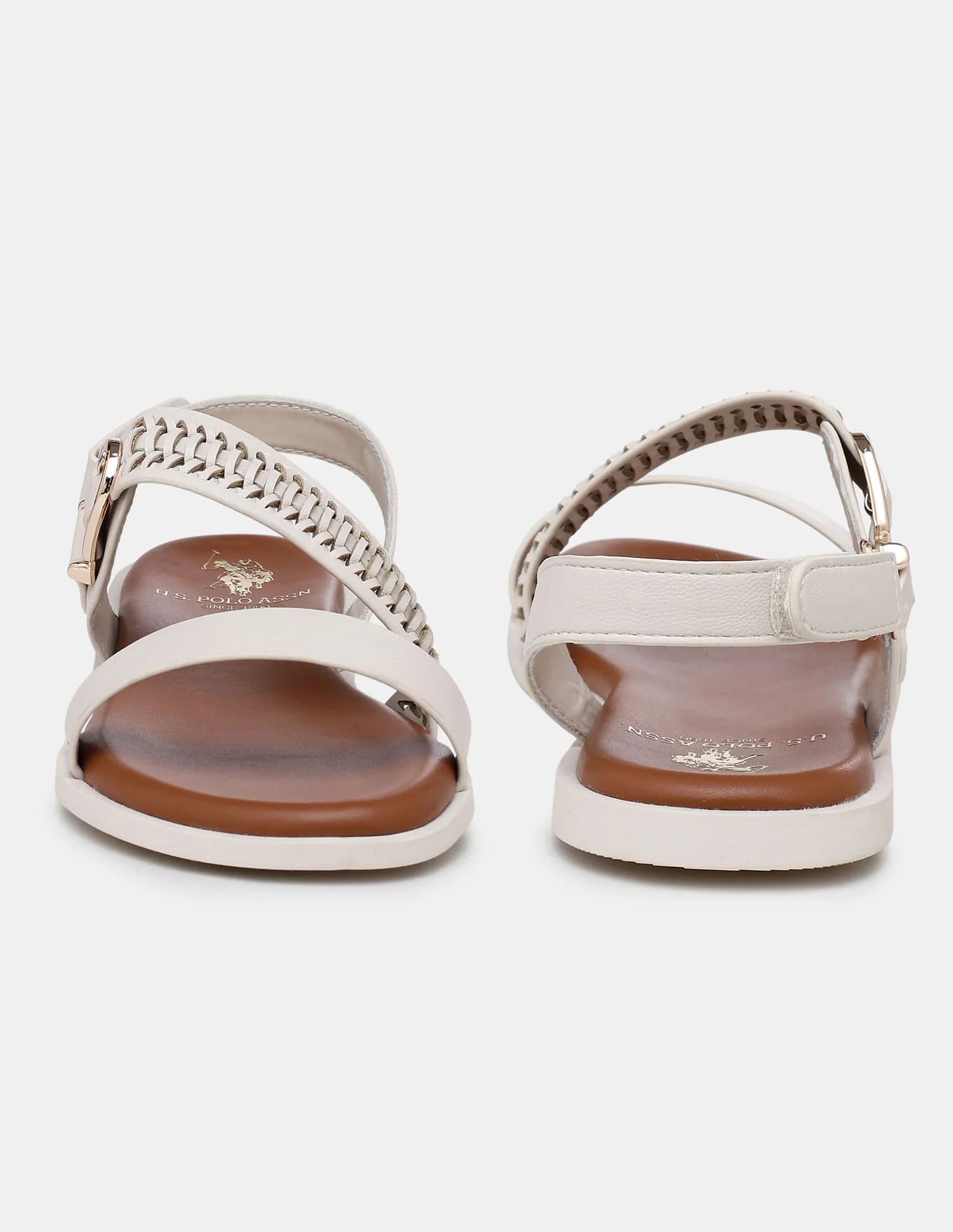 Women Axelle Patterned Vamp Strap Sandals - Image 8