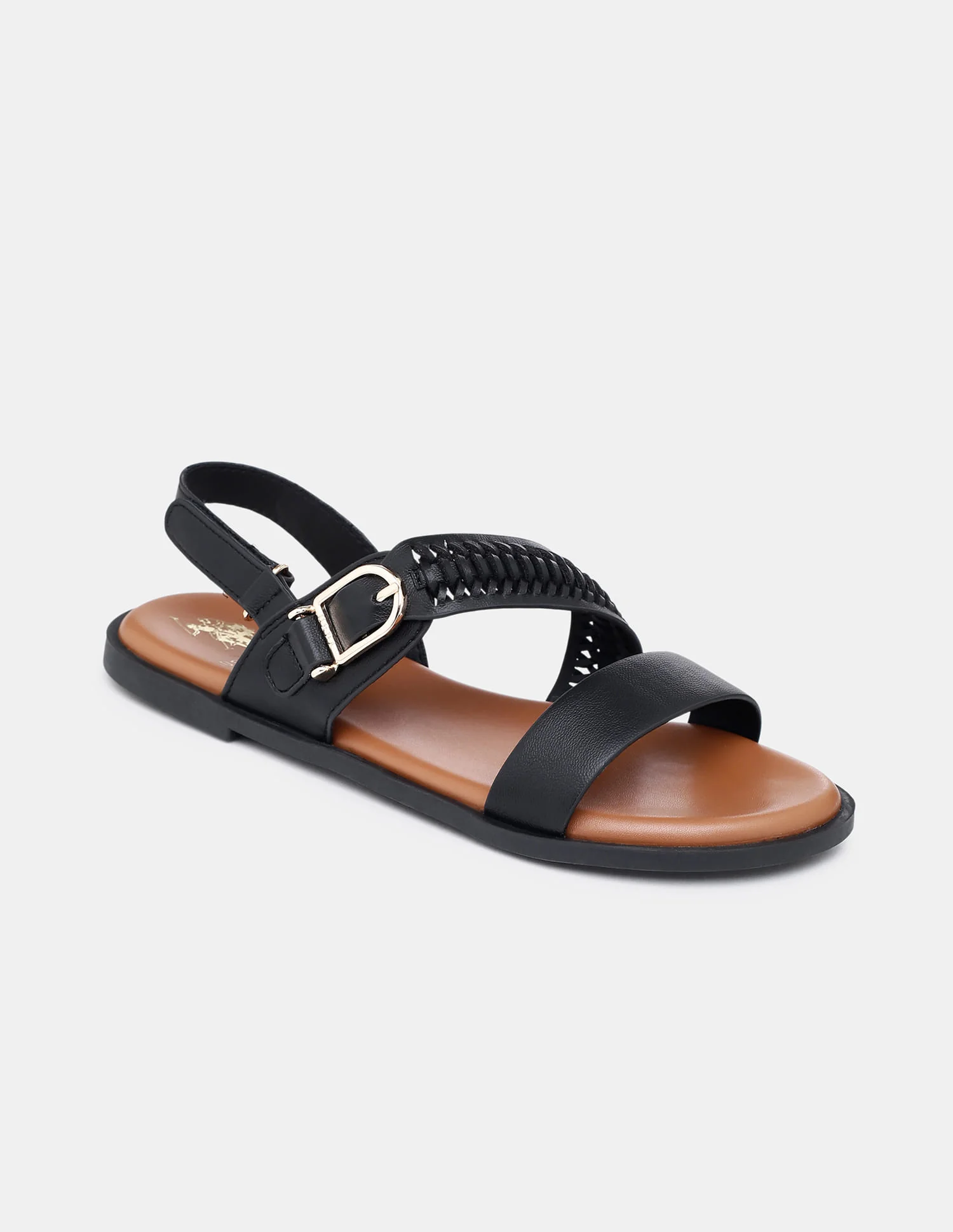 Women Axelle Patterned Vamp Strap Sandals - Image 2