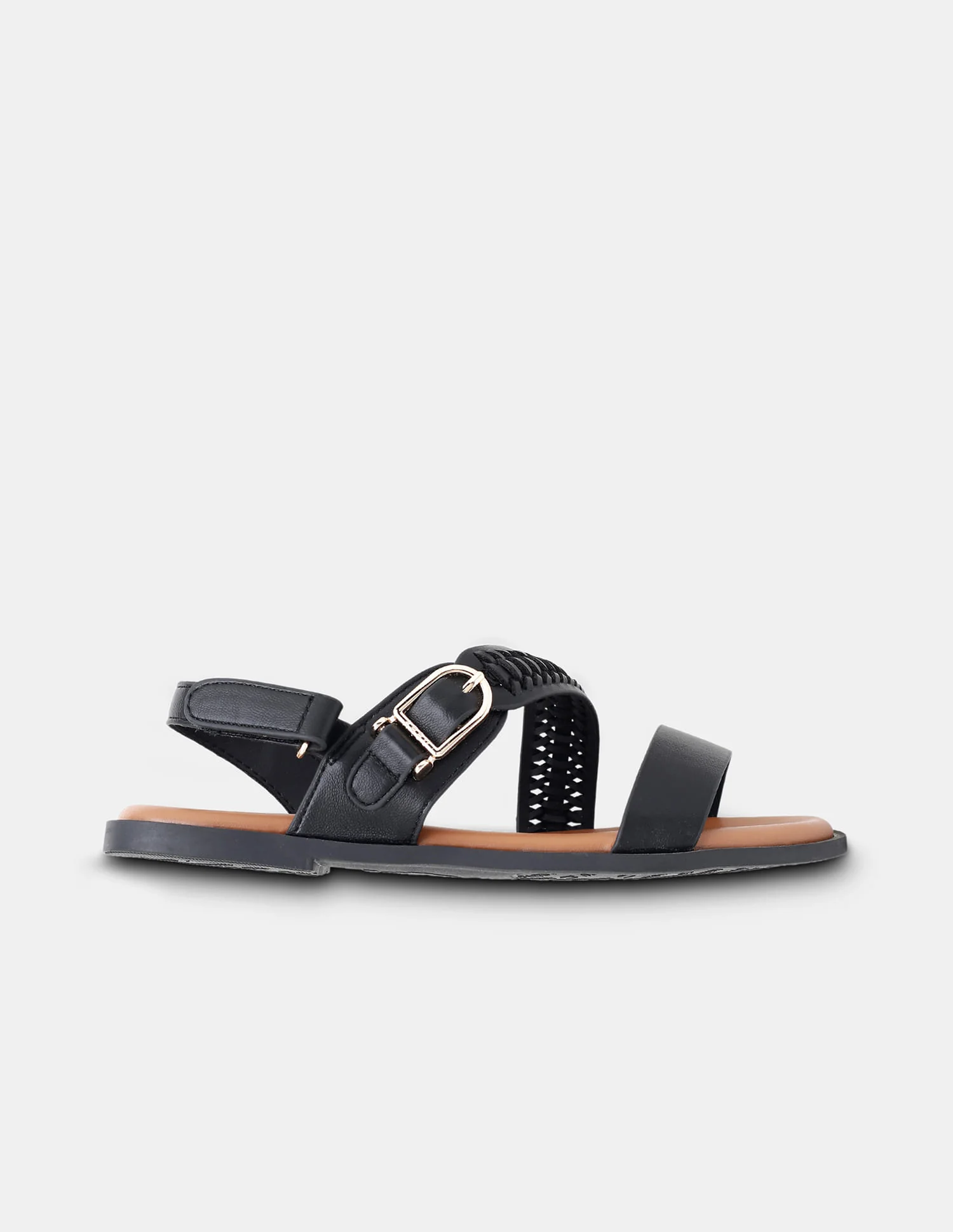 Women Axelle Patterned Vamp Strap Sandals - Image 5