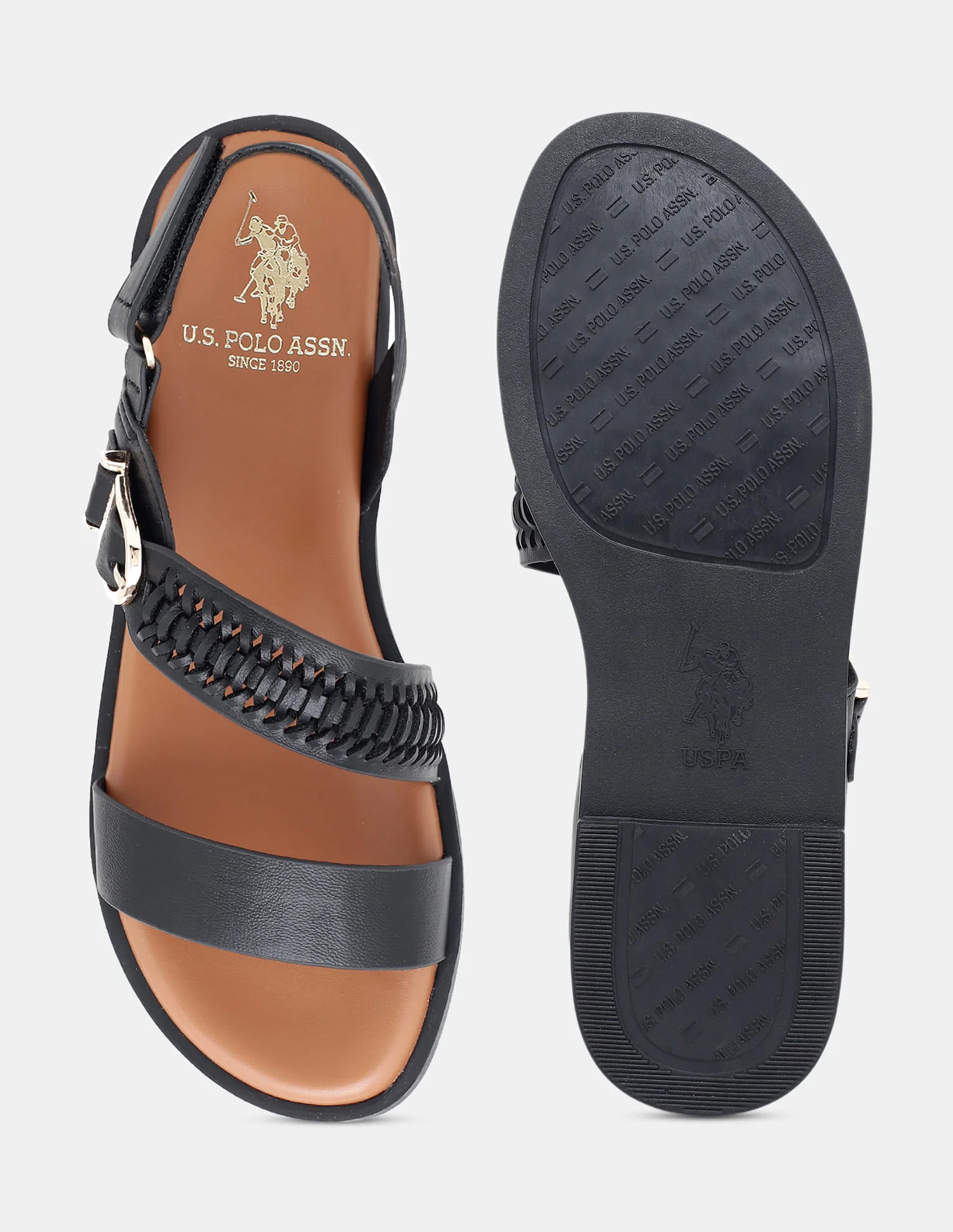 Women Axelle Patterned Vamp Strap Sandals - Image 6