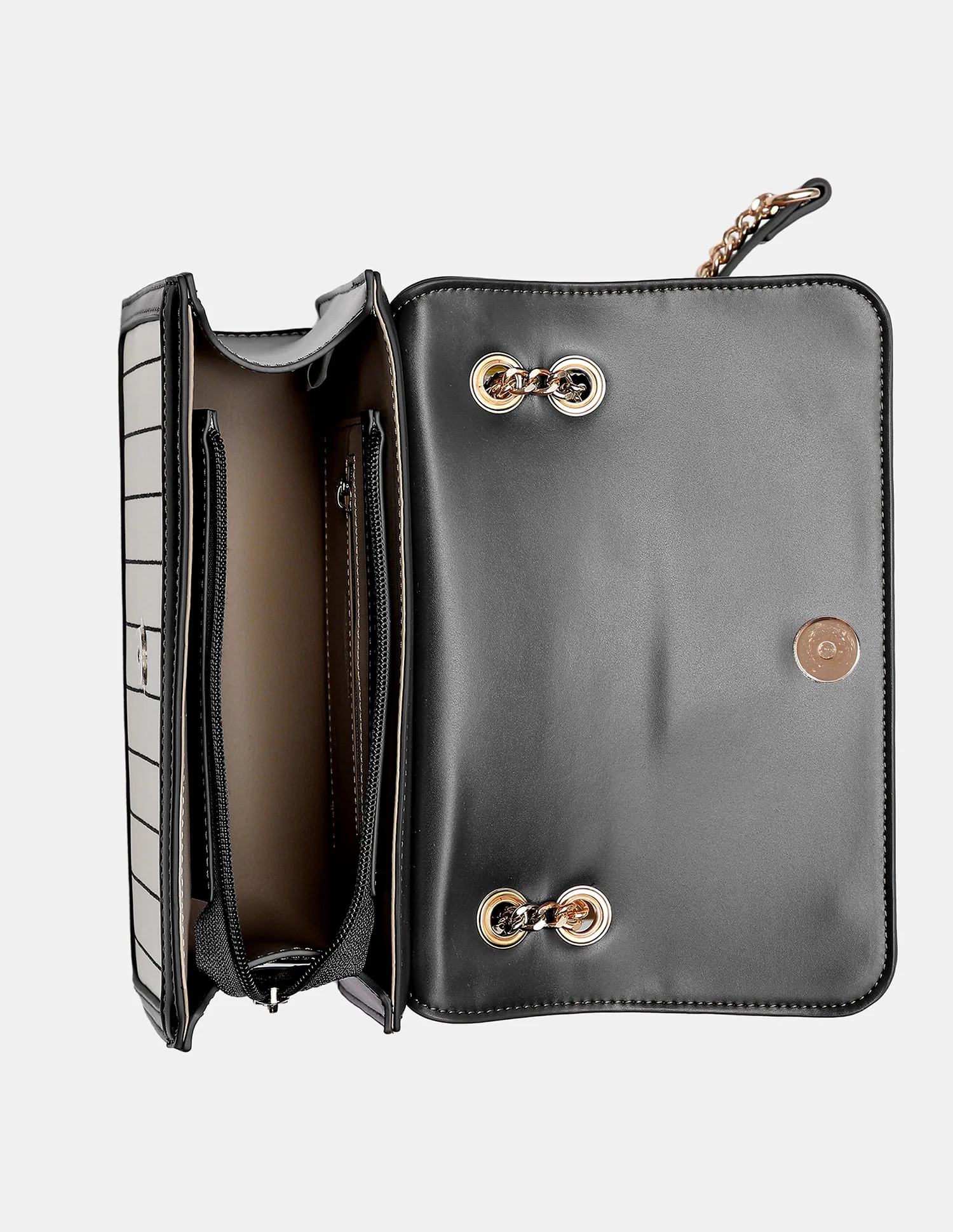Women Babette Vertical Striped Cross Body Bag - Image 6
