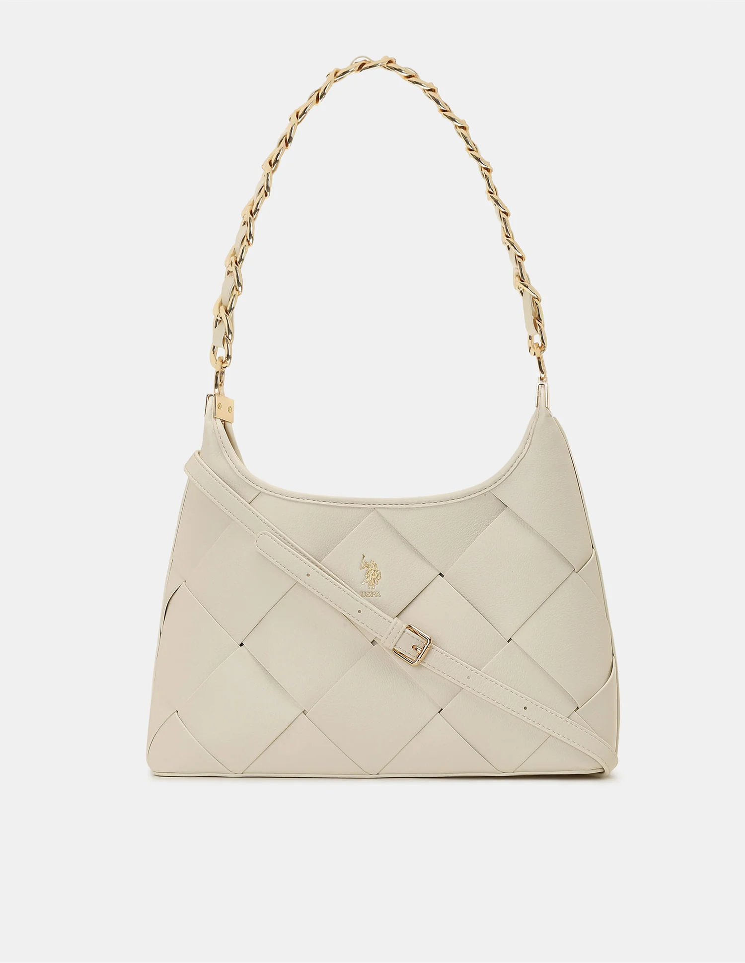 Women Babie Shoulder Bag with Woven Texture - Image 3