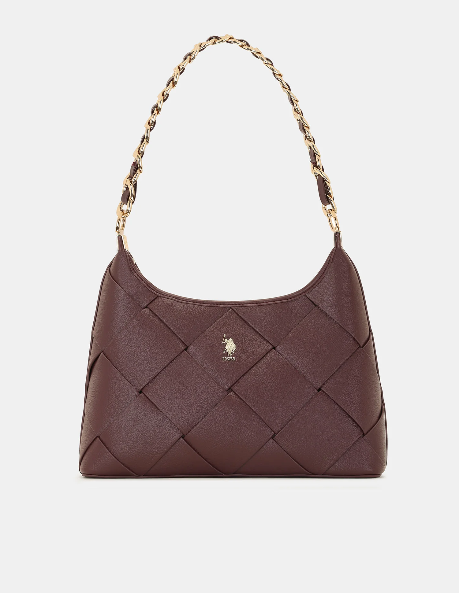 Women Babie Shoulder Bag with Woven Texture - Image 3