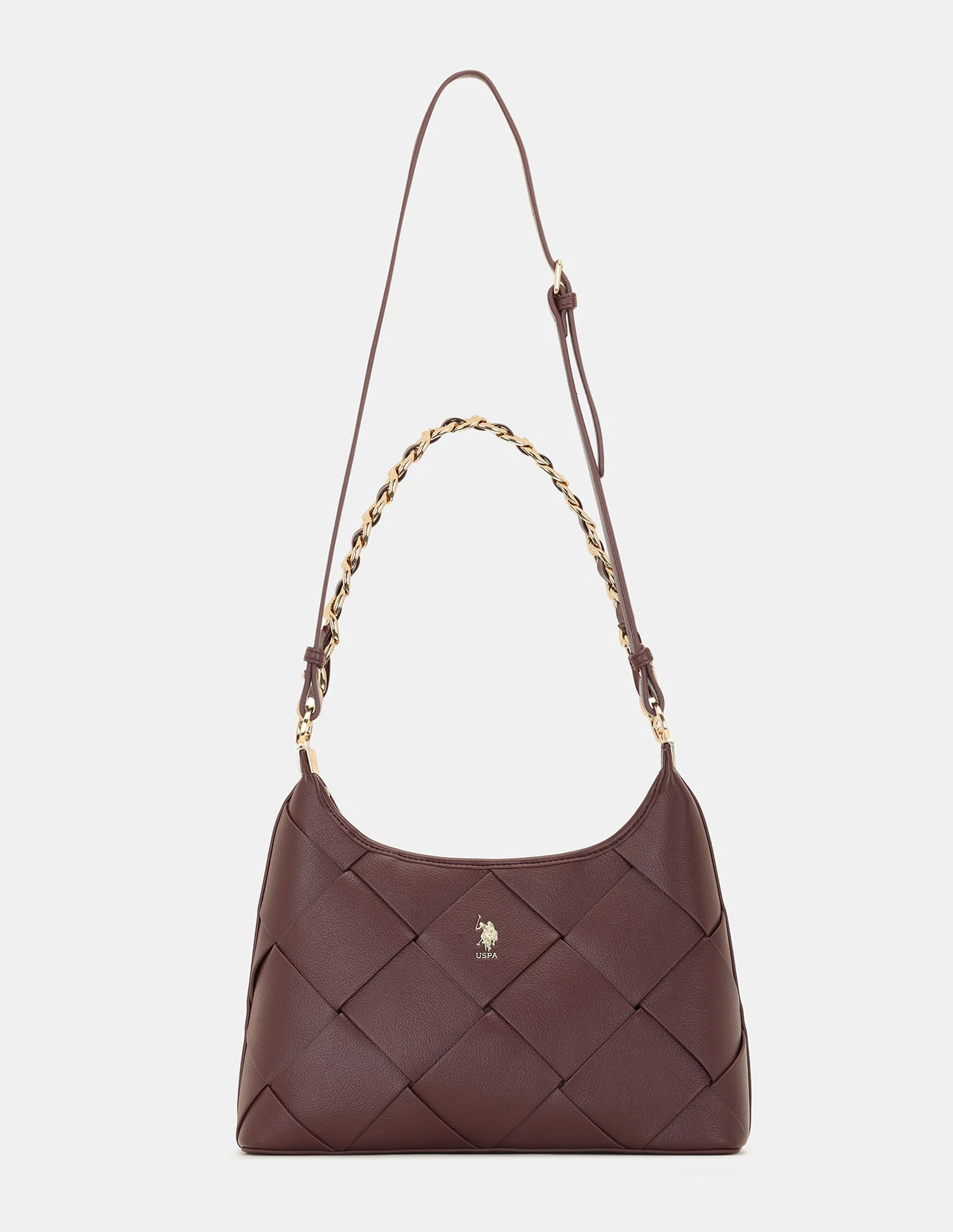 Women Babie Shoulder Bag with Woven Texture - Image 4