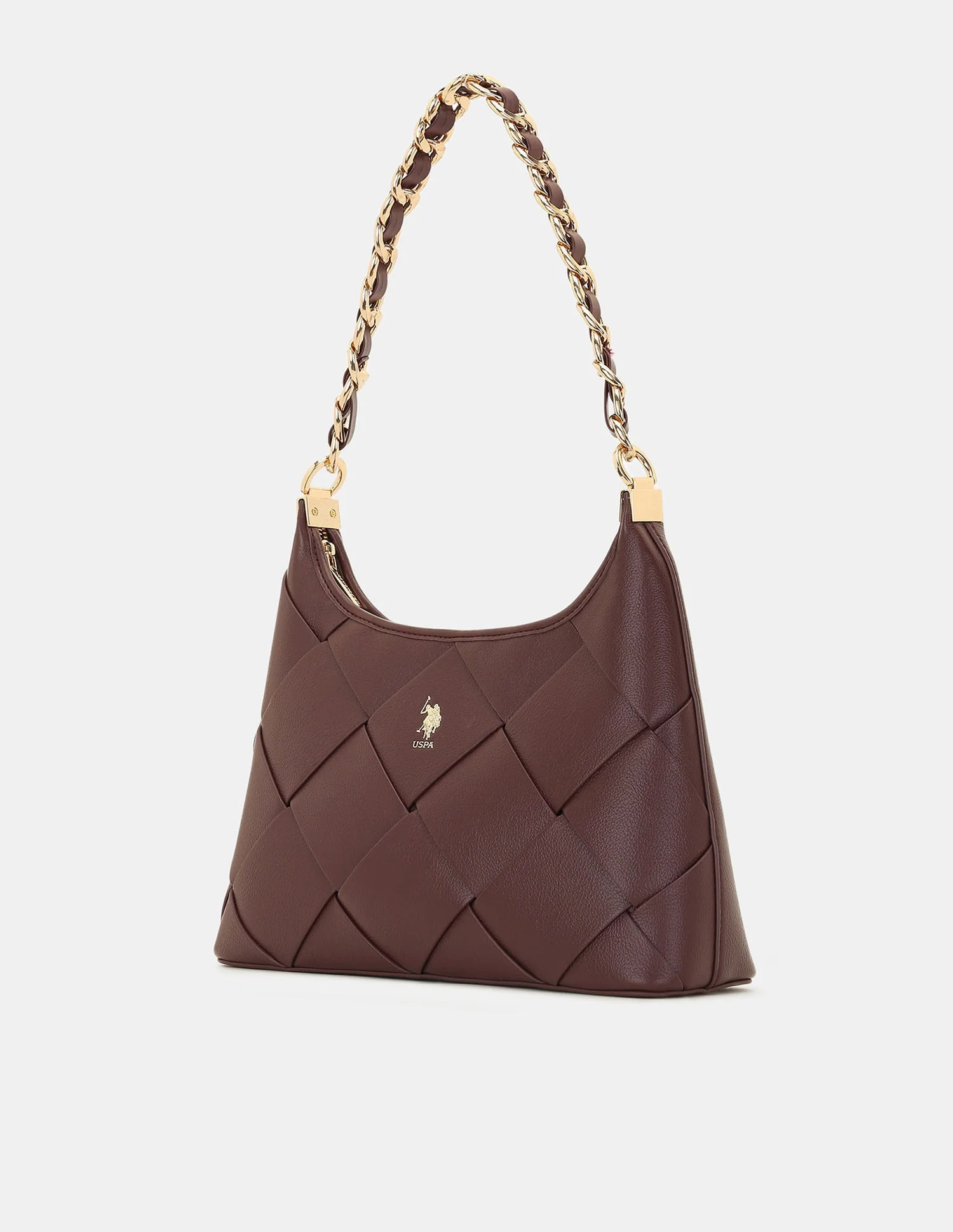 Women Babie Shoulder Bag with Woven Texture - Image 6
