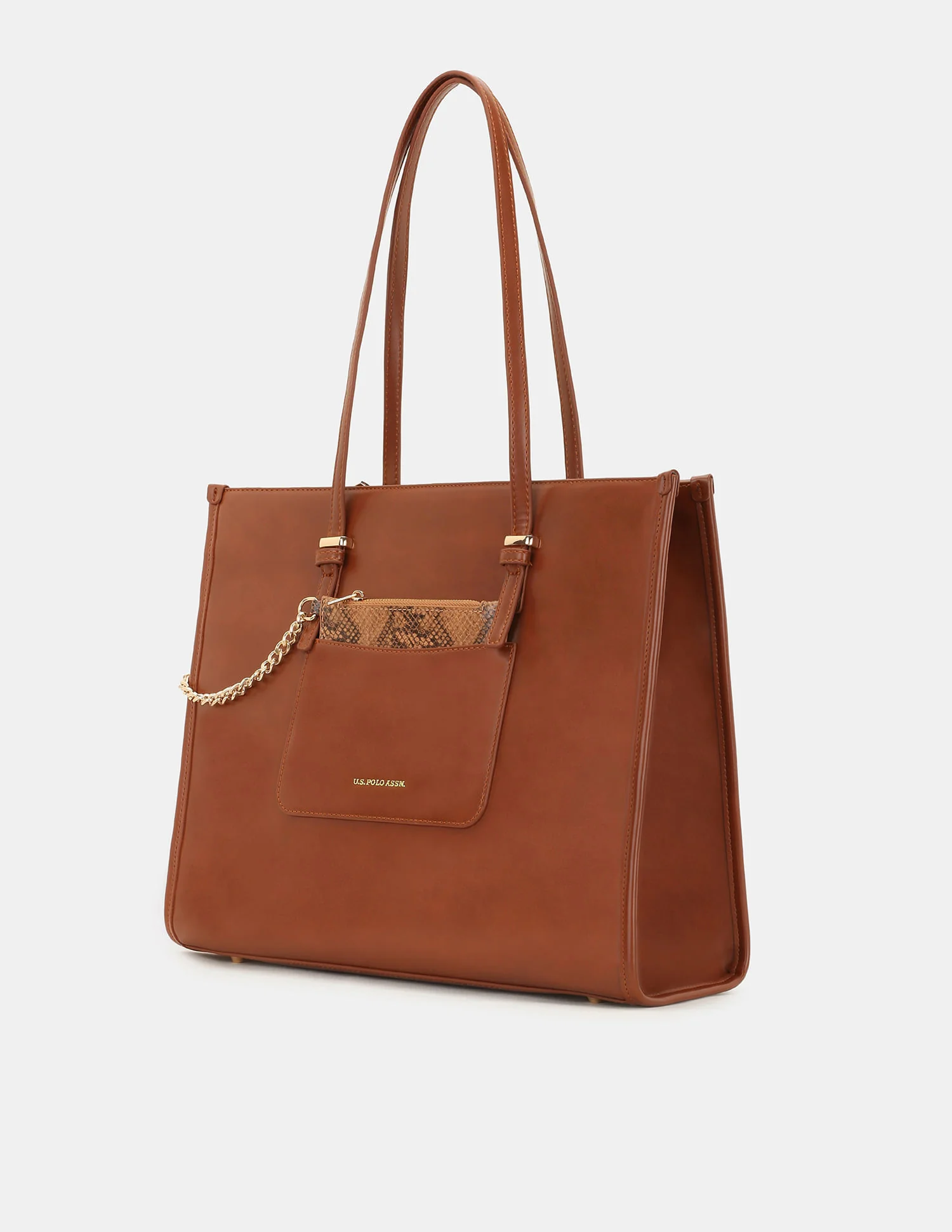 Women Berry Large Sleek Laptop Tote Bag with card holder - Image 2