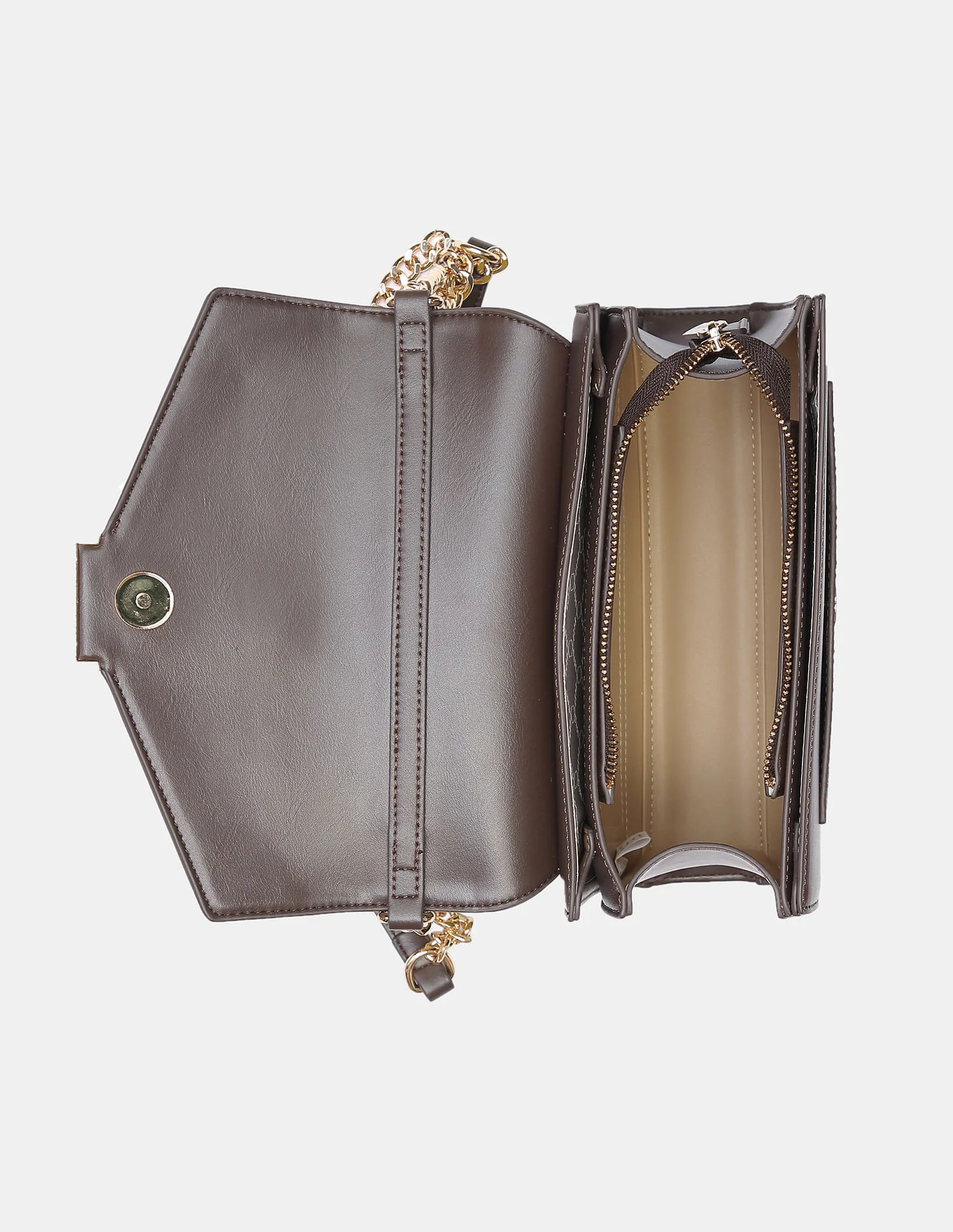 Women Birdy Sling Bag with Monogram Print - Image 6