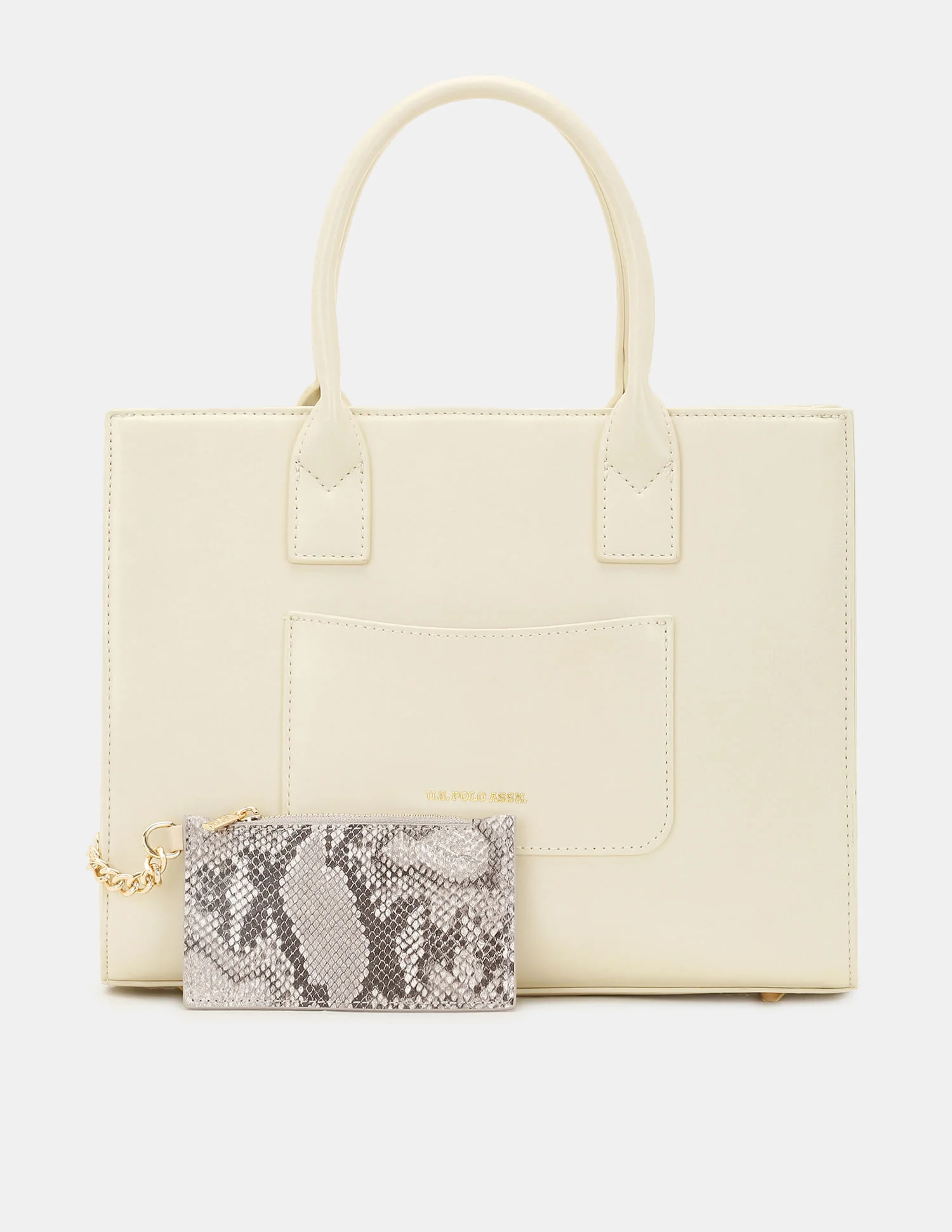 Women Bonnie Satchel Bag with Chain Card Holder - Image 2