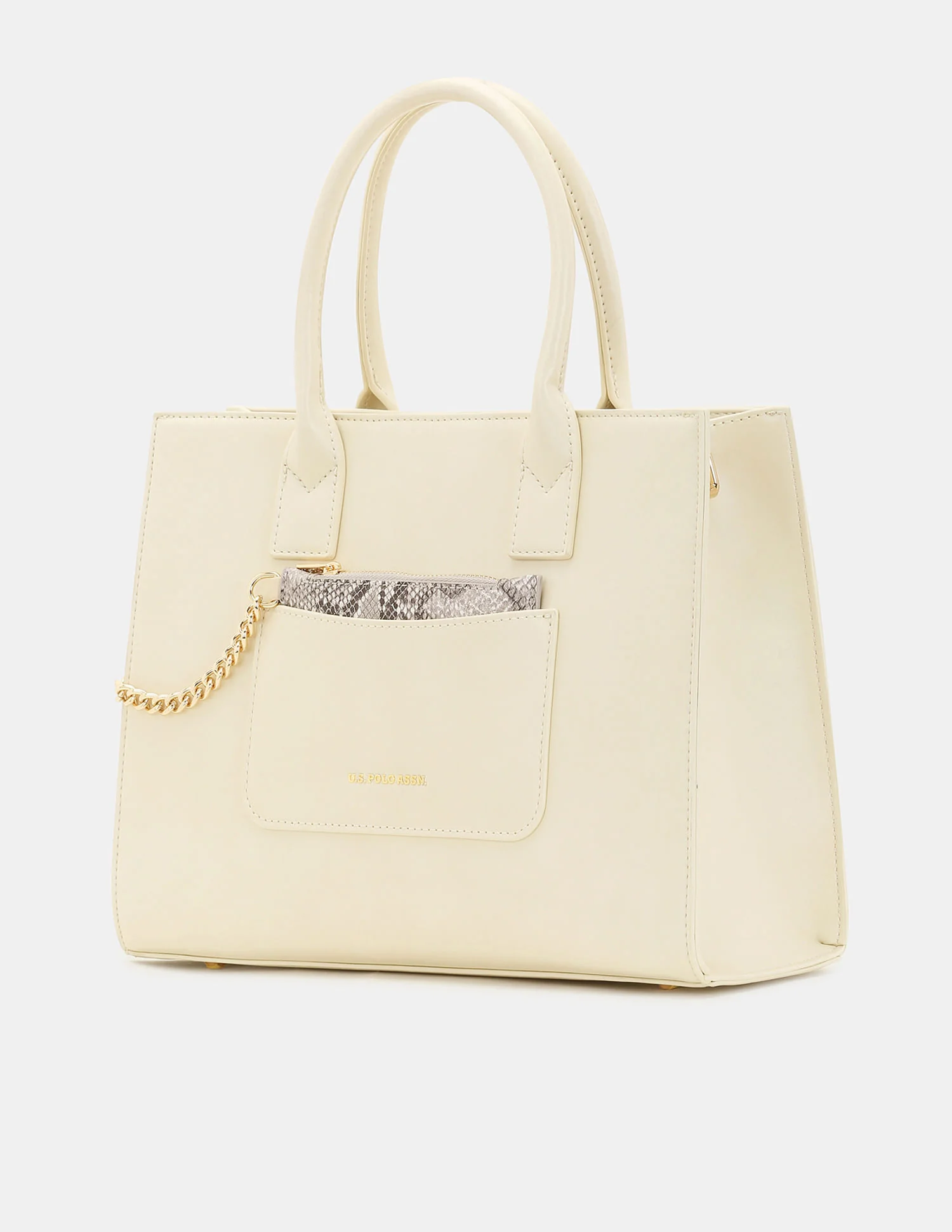 Women Bonnie Satchel Bag with Chain Card Holder - Image 4