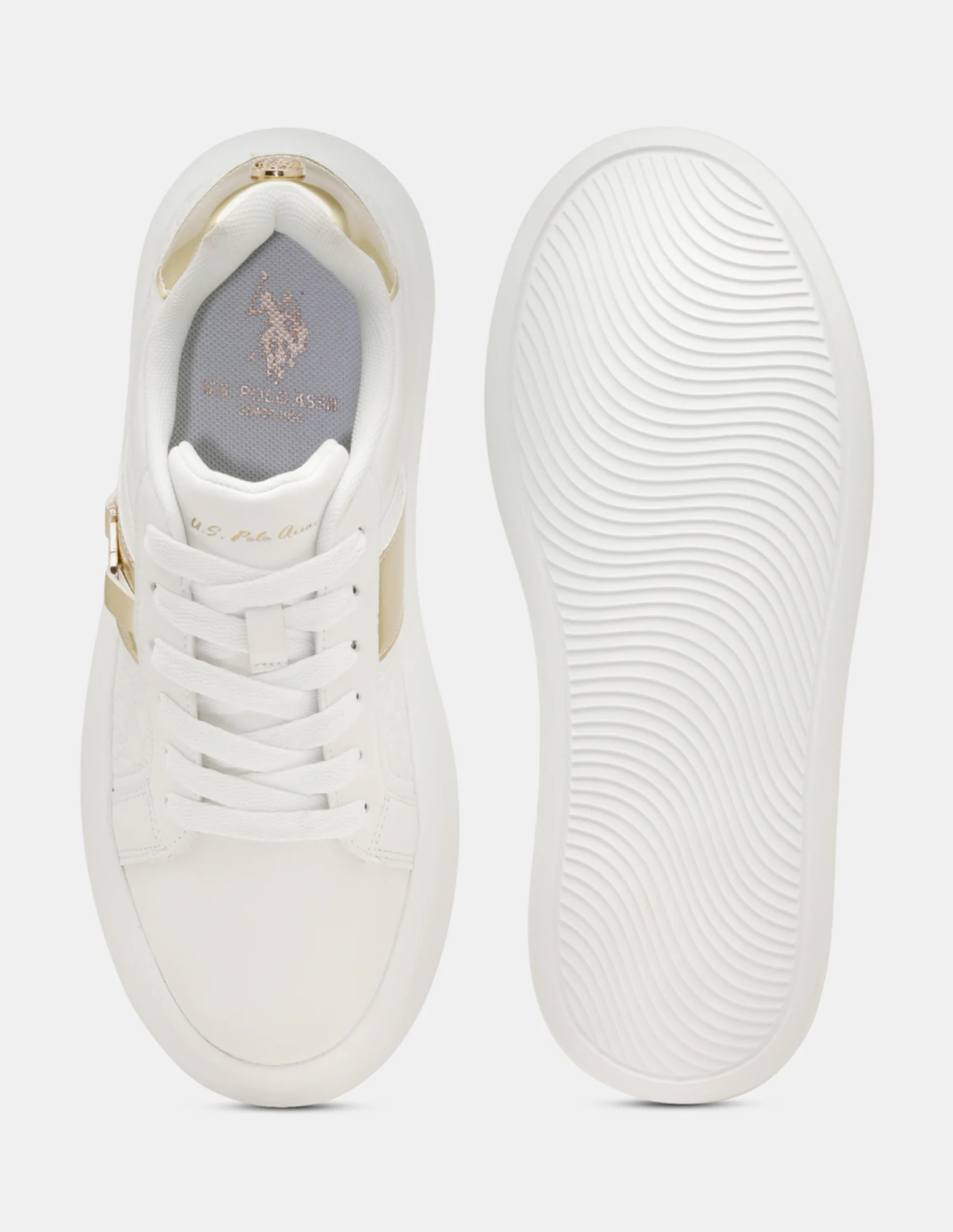 Women Brand Embossed Lace-Ups Elowen Sneakers - Image 7