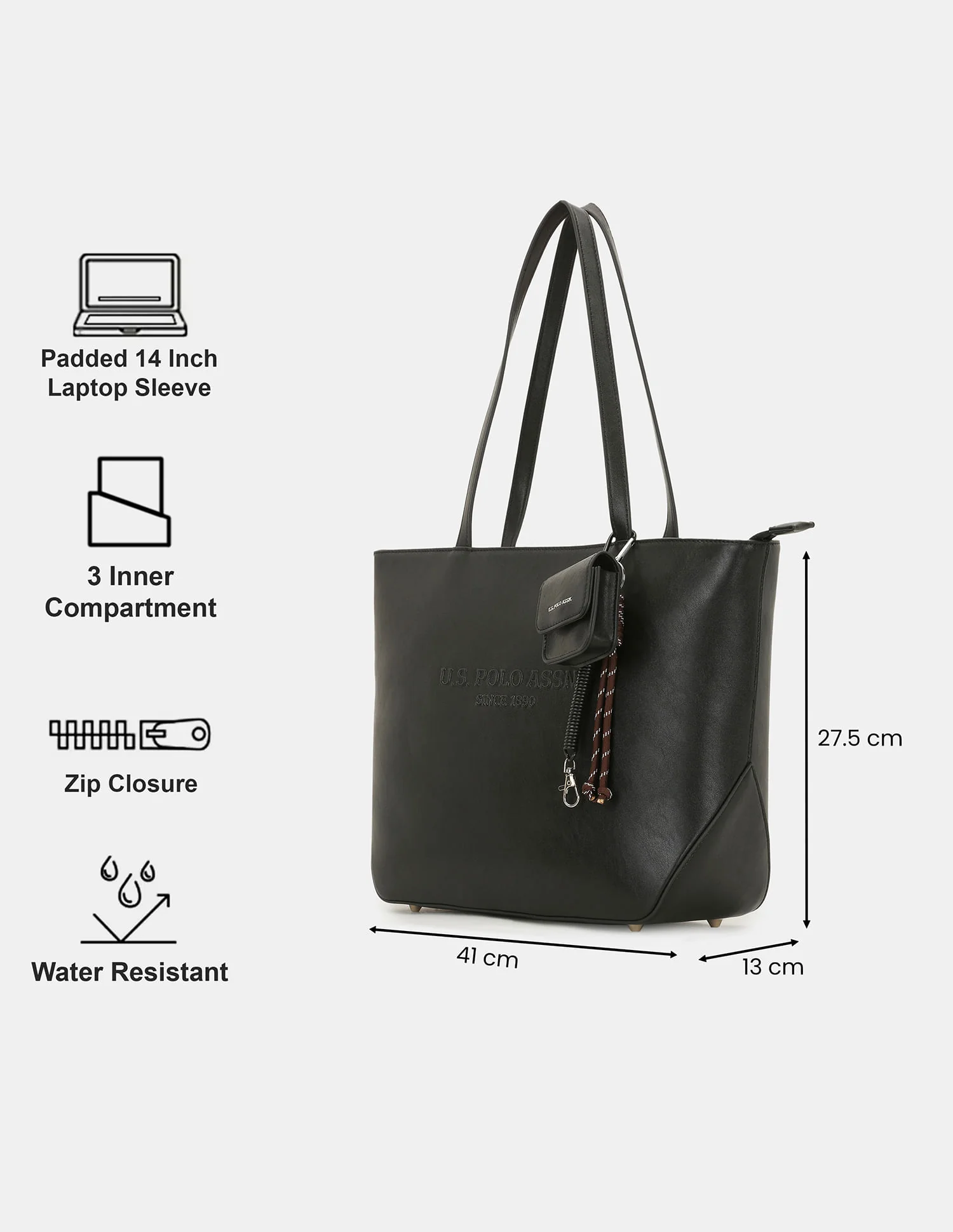 Women Bree Professional Tote Bag with Key Holder - Image 3